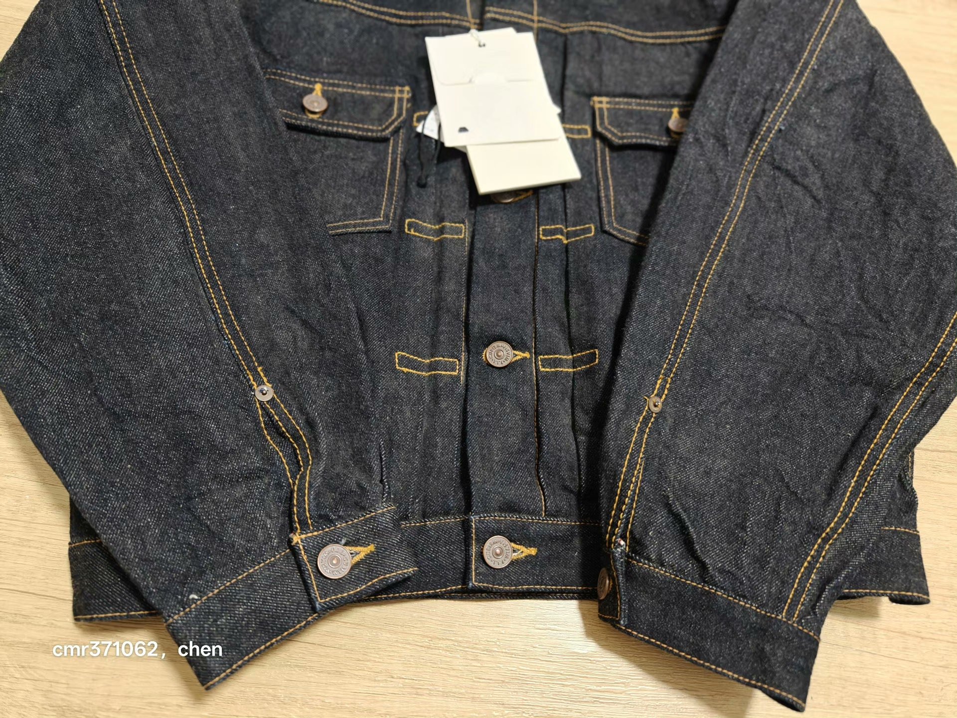 VISVIM 23SS 101XX Denim Jacket — label
