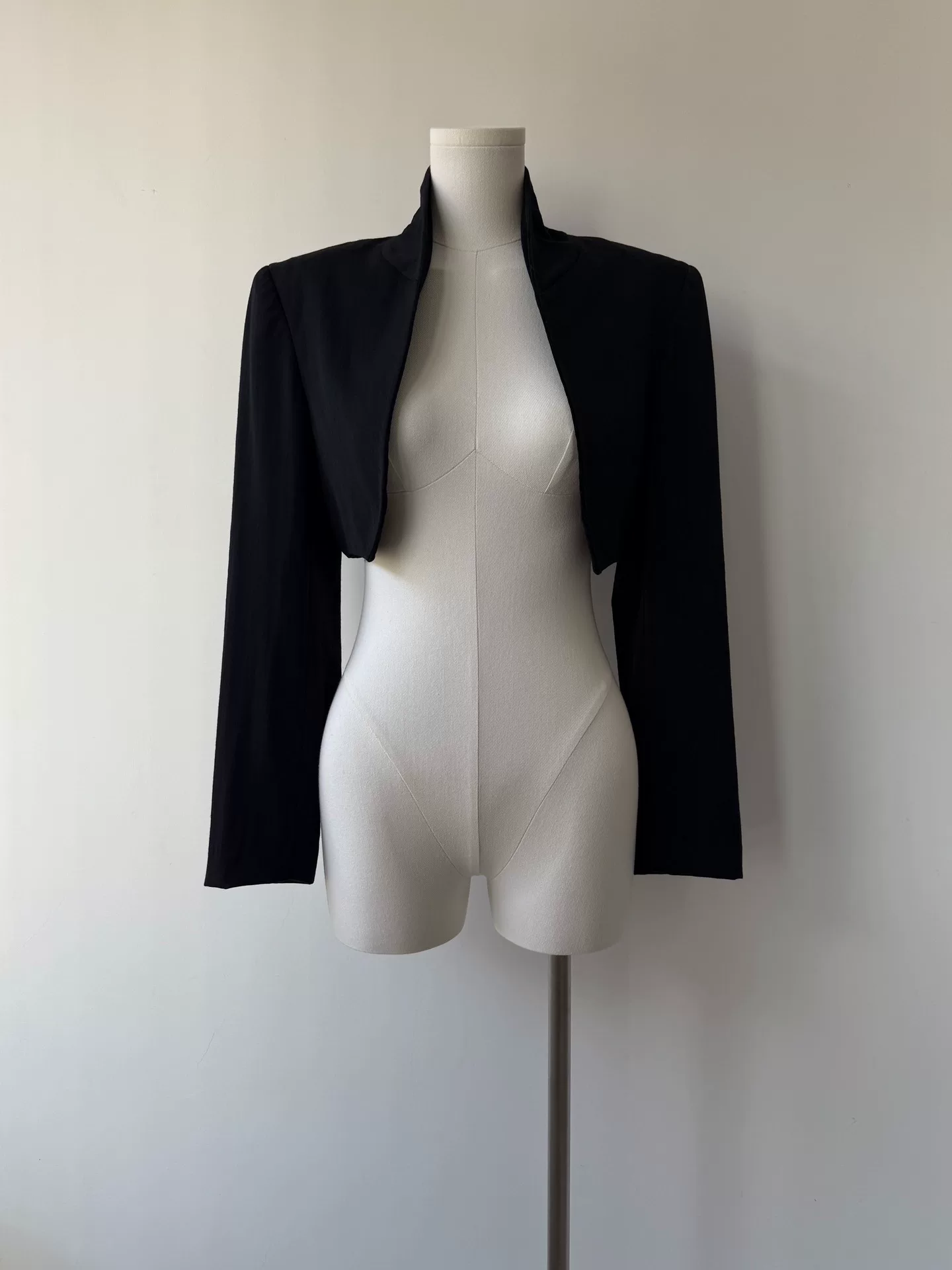 comme des Garcons Knight Wool Cropped Jacket