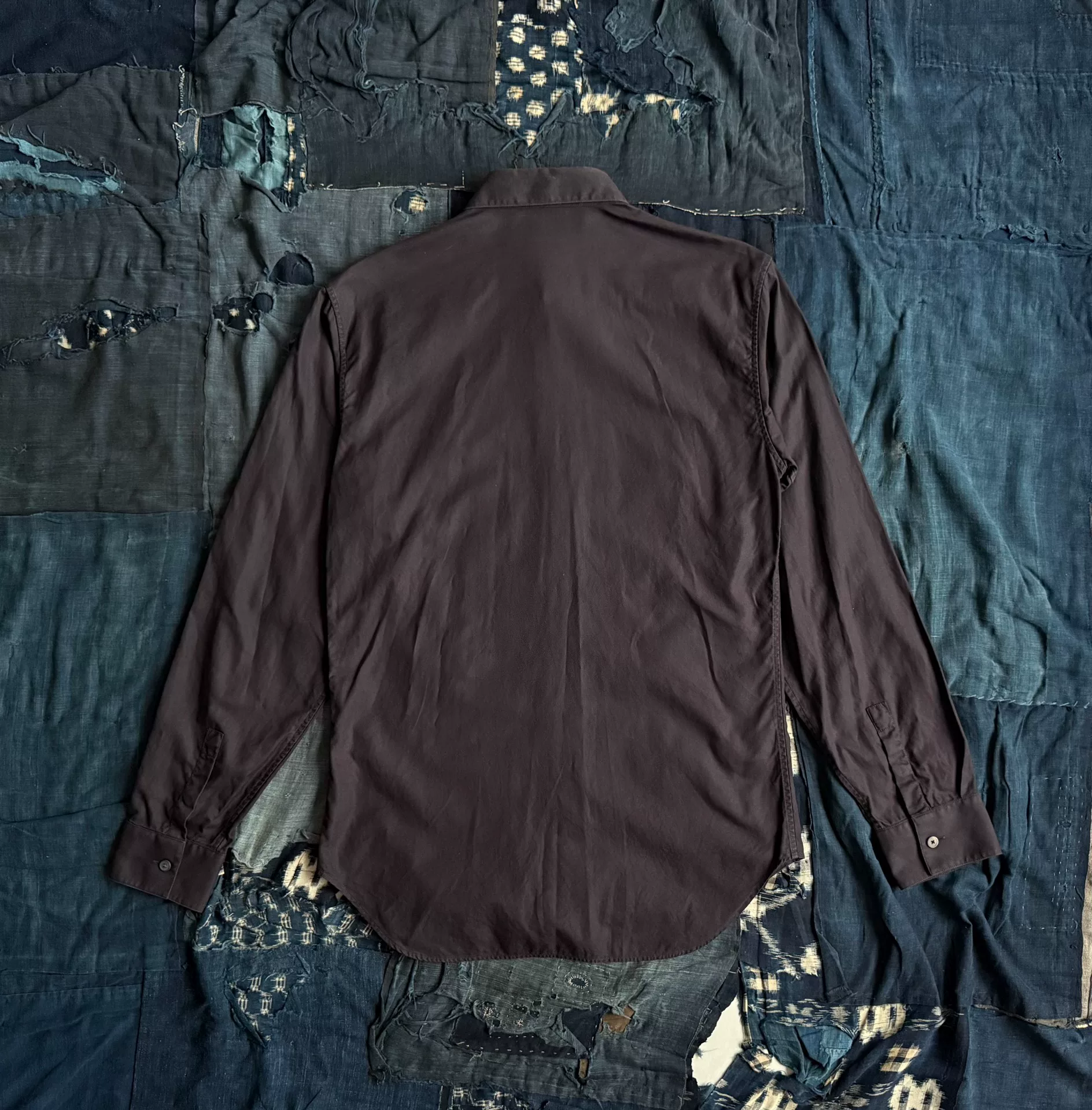 Dior Embroidered Logo Long-Sleeve Shirt — front