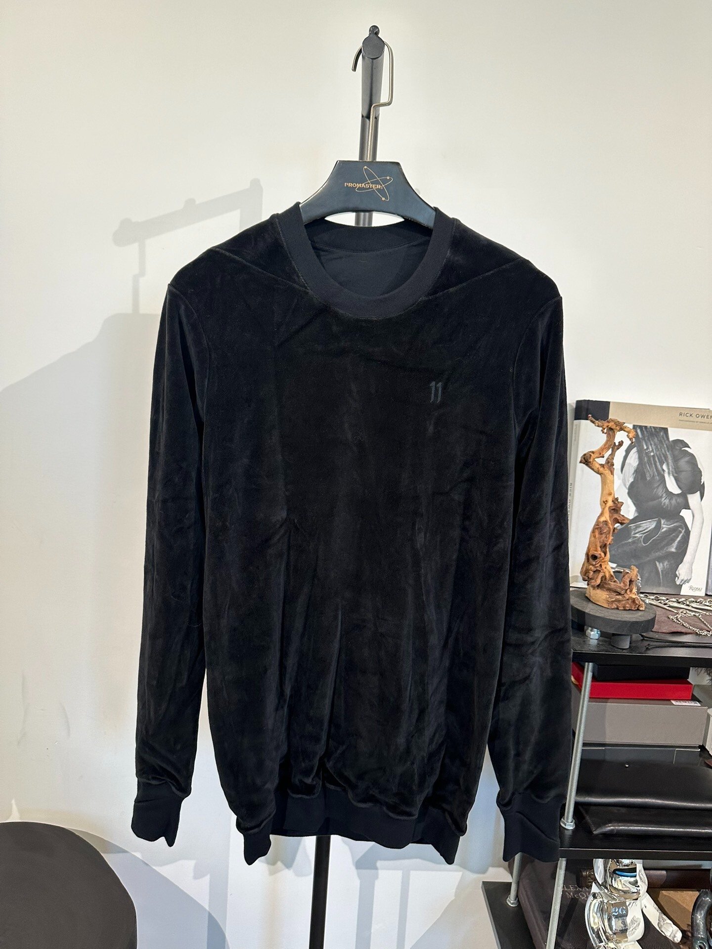 Boris Bidjan Saberi Crewneck Sweatshirt Red Print — detail