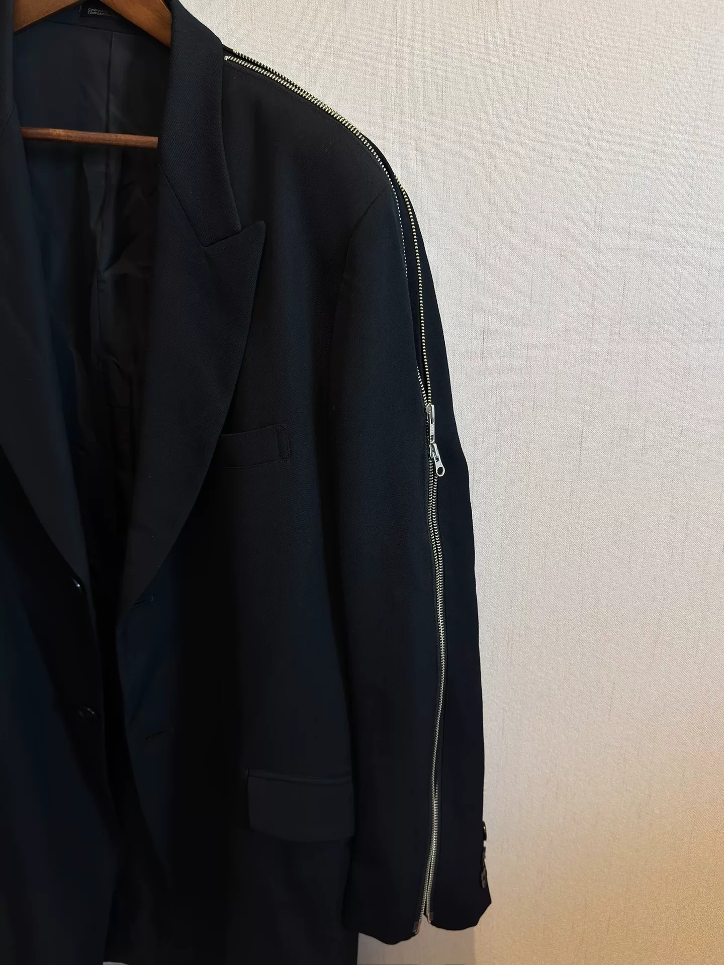 Yohji Yamamoto 04aw Zip Long Blazer — front