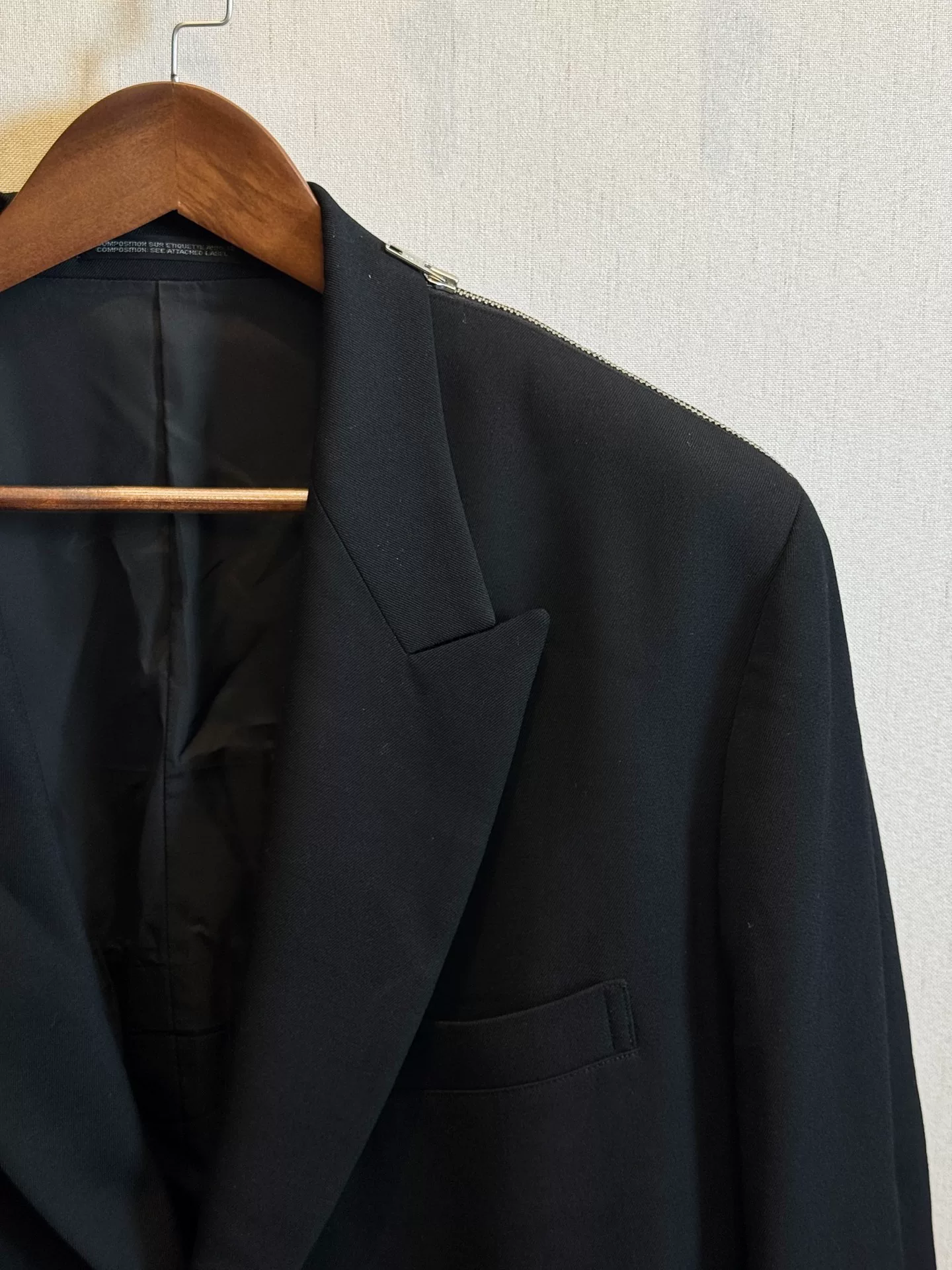 Yohji Yamamoto 04aw Zip Long Blazer — back