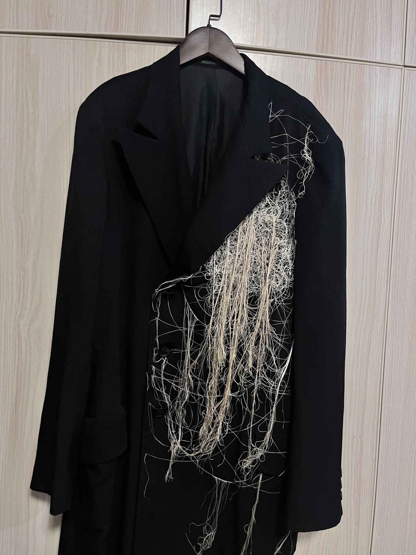 Yohji Yamamoto 19AW Asymmetrical Coat — front