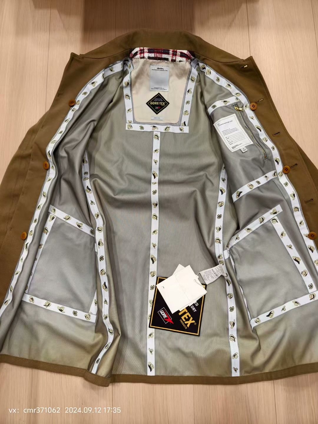 VISVIM 16SS ELLIPSIS SOUTIEN COAT — back