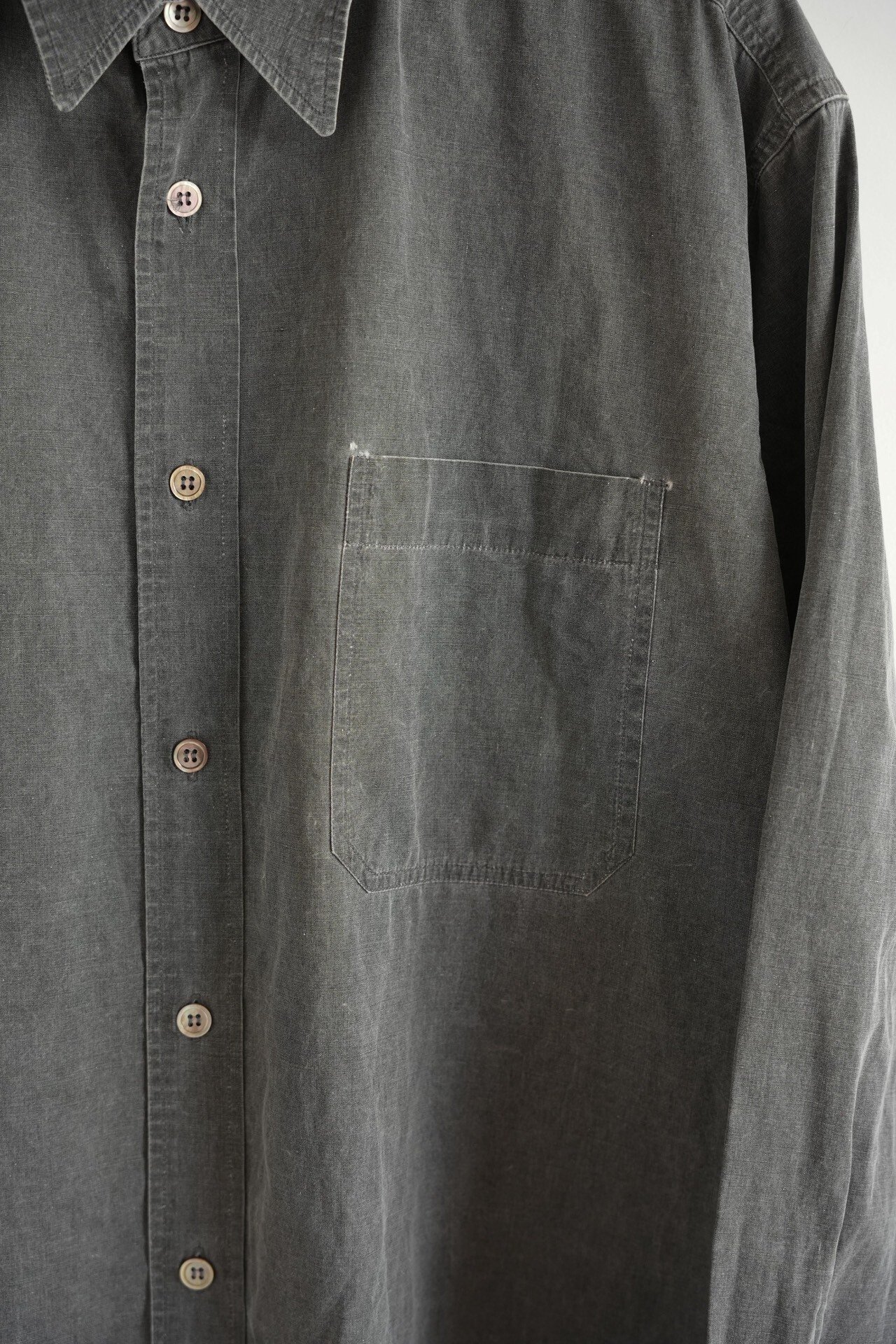 Yohji Yamamoto 90s Vintage Cotton Shirt — back