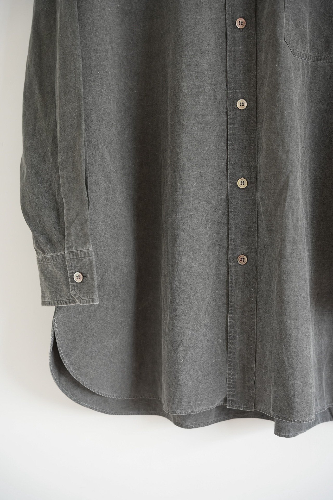 Yohji Yamamoto 90s Vintage Cotton Shirt — label