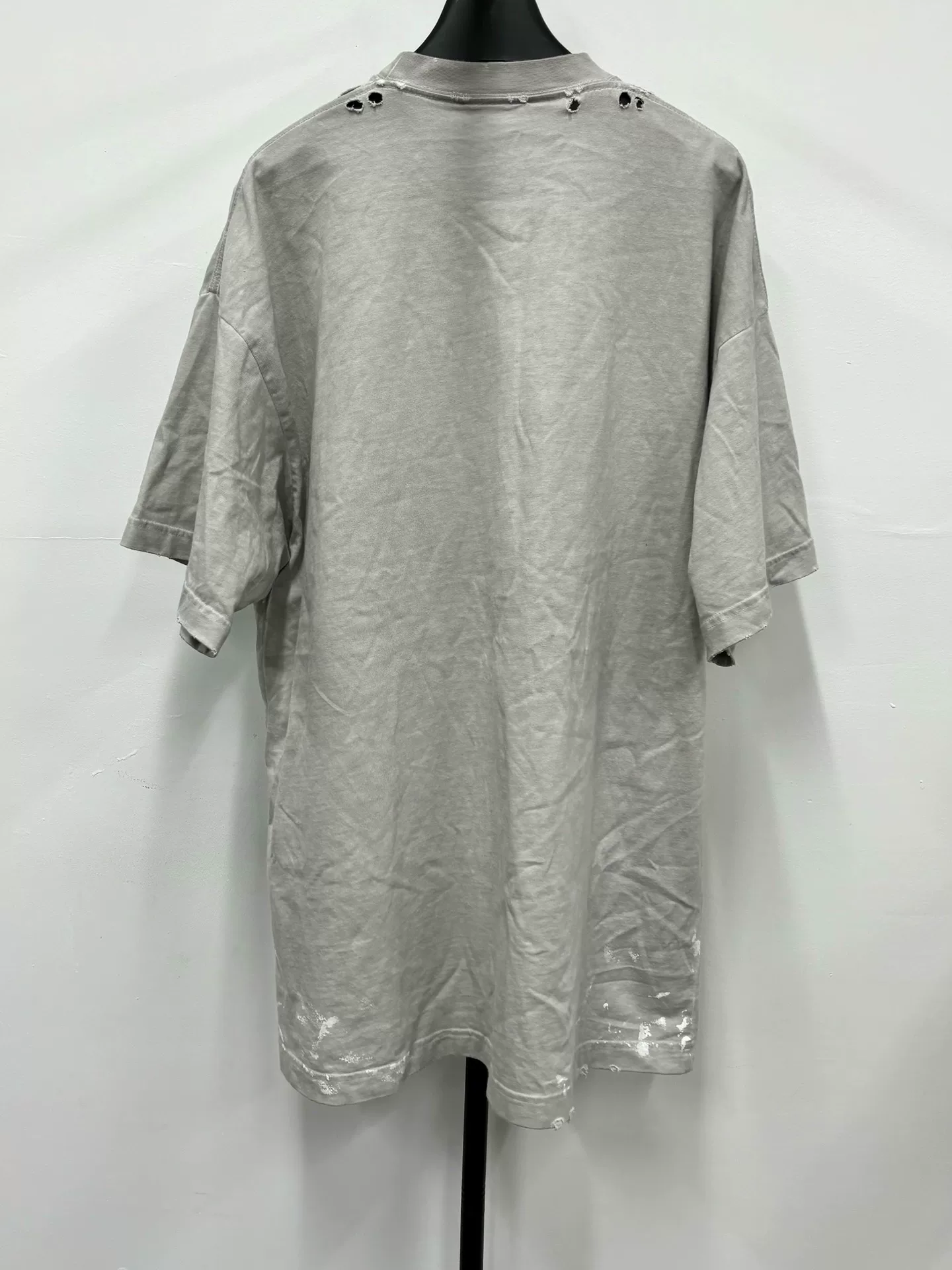 Balenciaga SS22 Metallica Oversized T-Shirt — front
