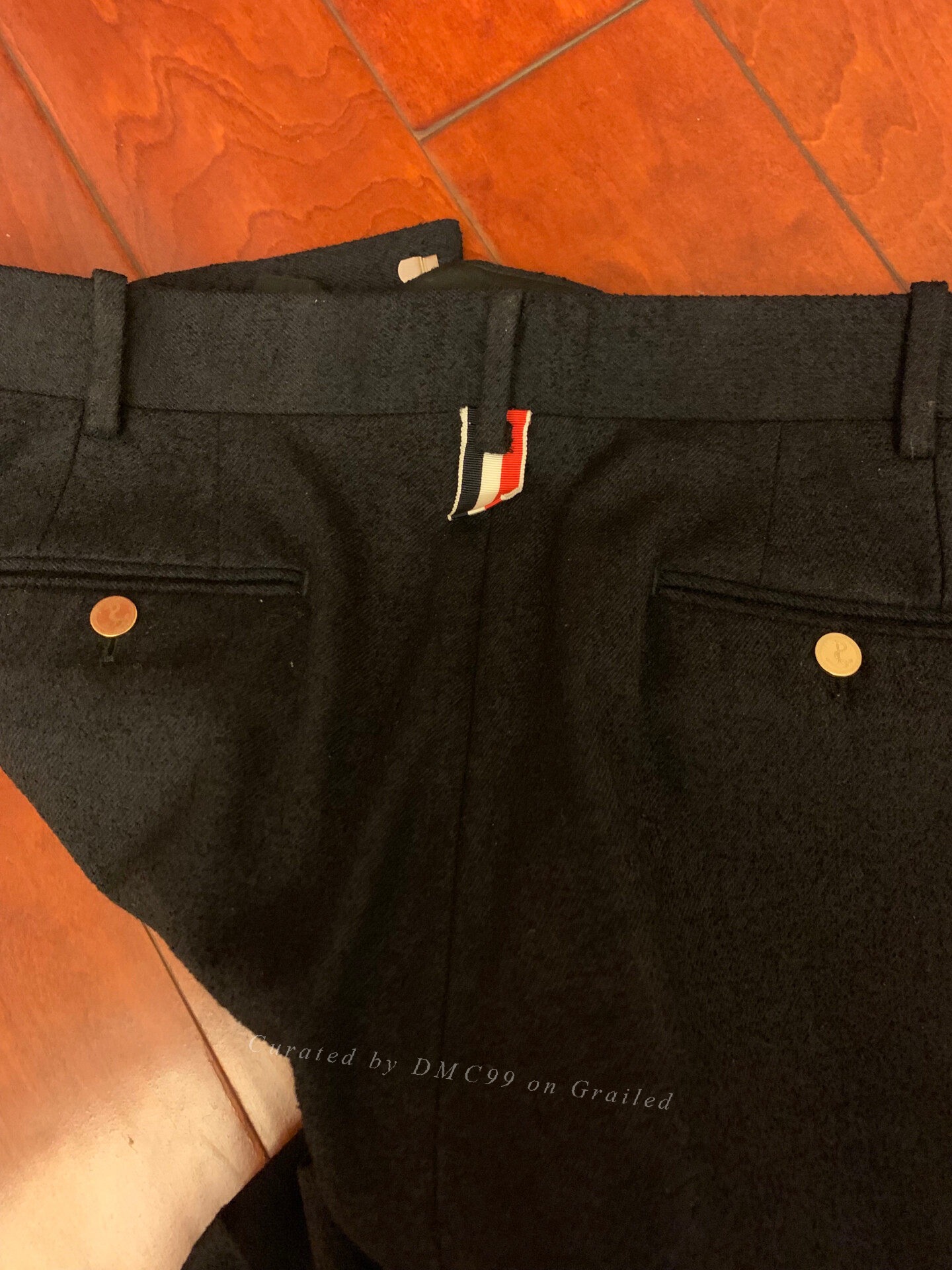 Thom Browne 16AW Wide-Leg Pants — front
