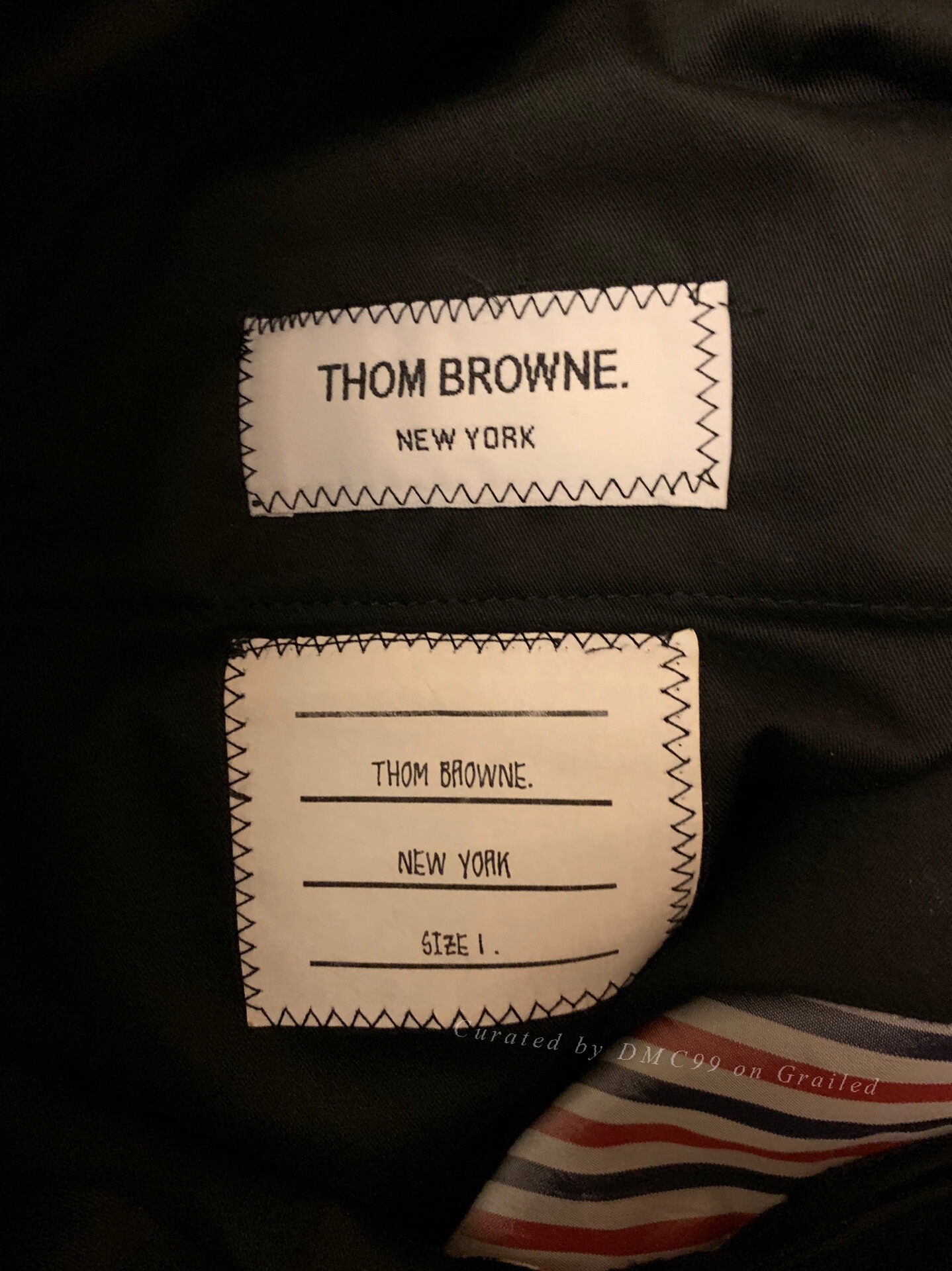 Thom Browne 16AW Wide-Leg Pants — back