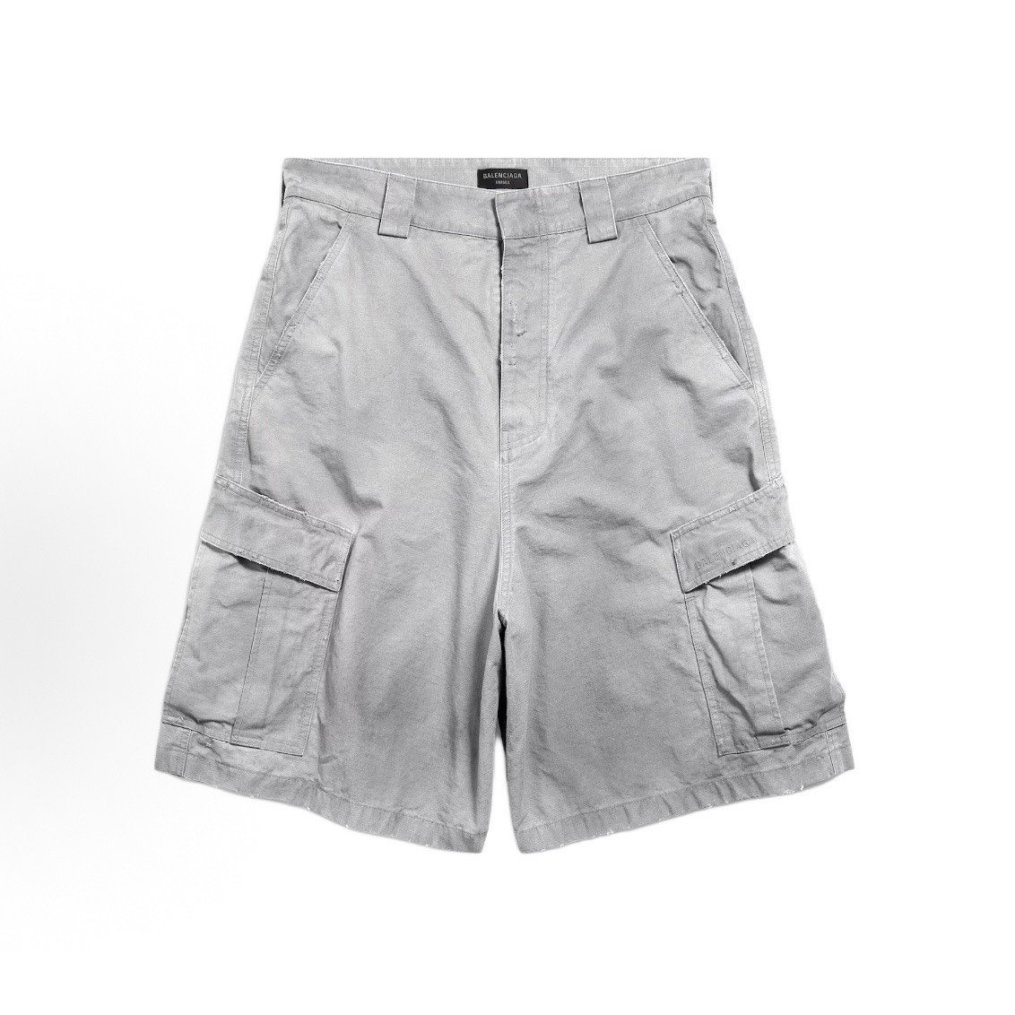 Balenciaga SS25 Distressed Cargo Shorts