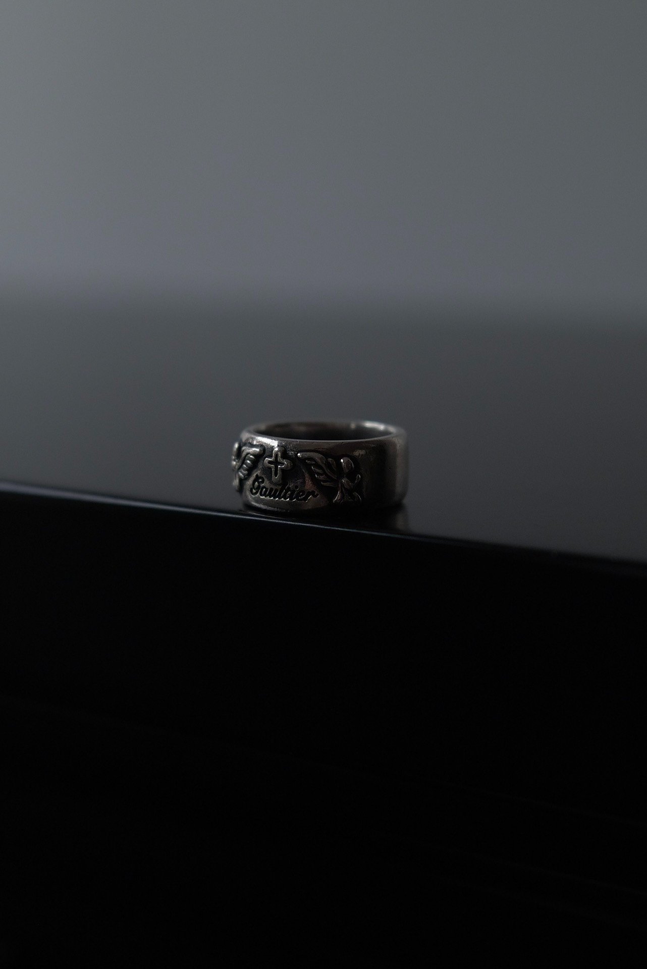 Jean Paul Gaultier Silver Cross Ring