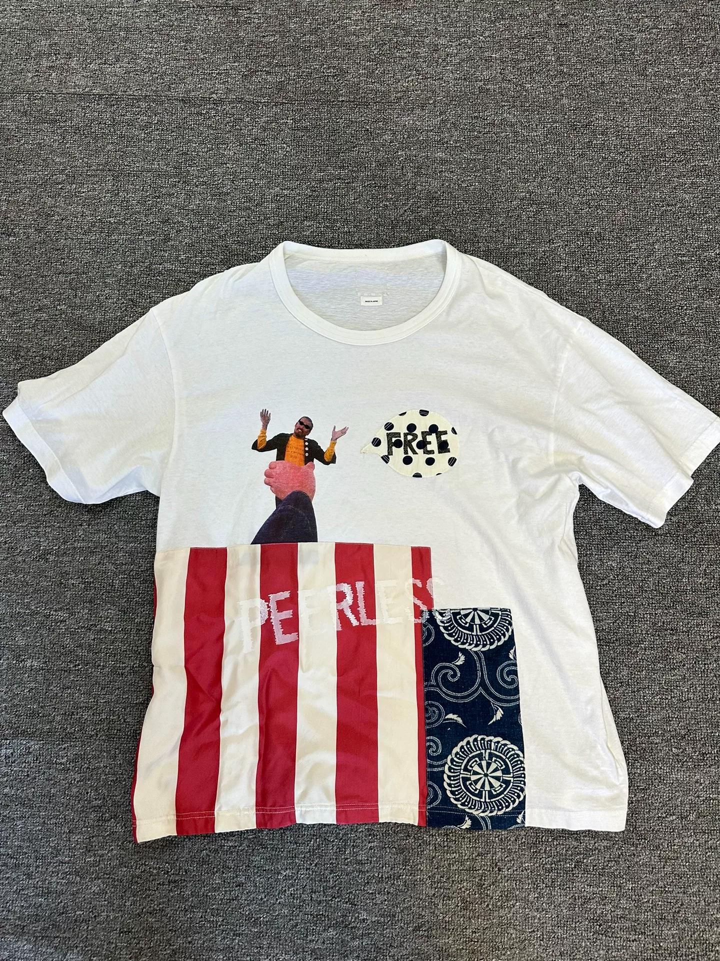 visvim Junya Nakamura Spliced Short-Sleeve