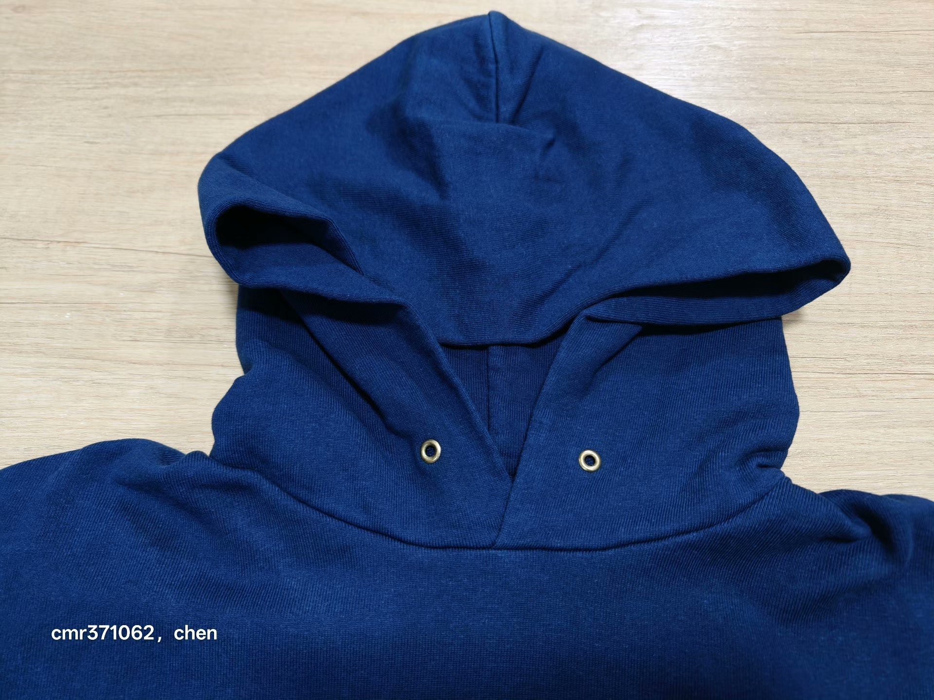 visvim 18aw Jumbo Indigo Hoodie — front
