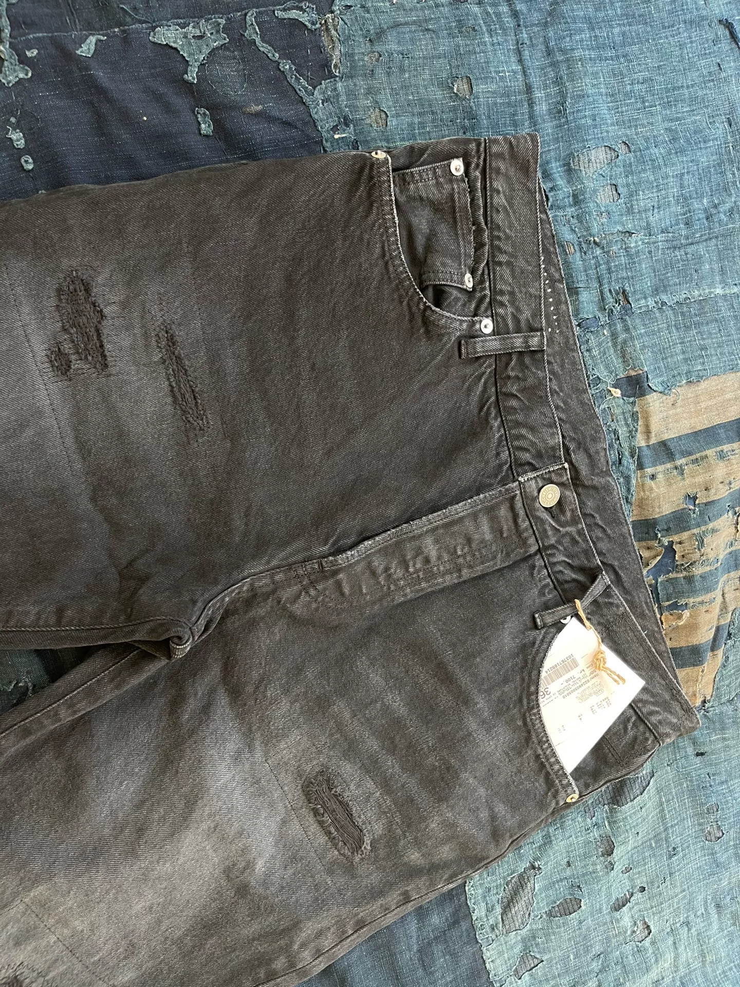 VISVIM 24SS ICT SOCIAL SCULPTURE Distressed Jeans — front