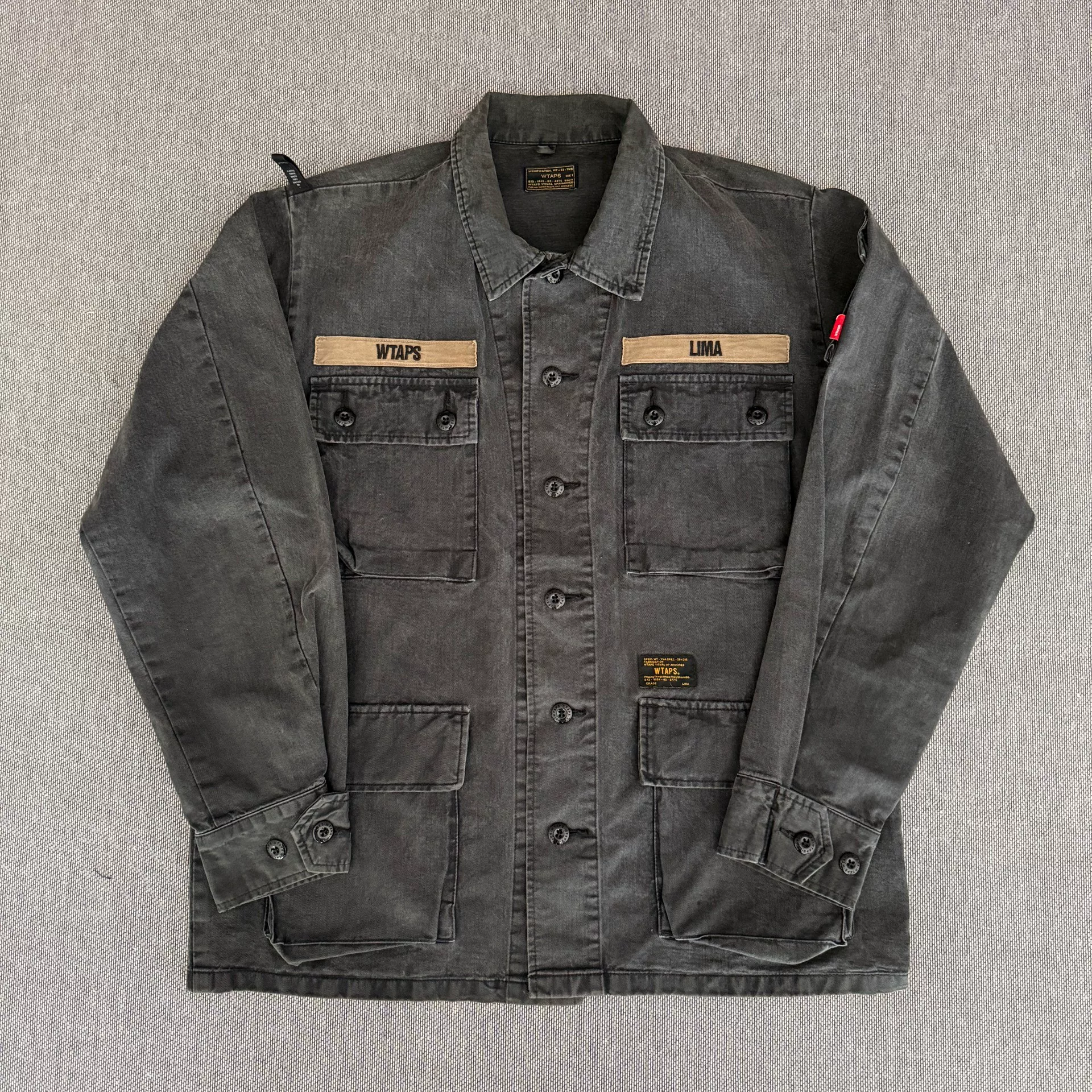Wtaps 17ss Jungle Washed Four-Pocket Jacket