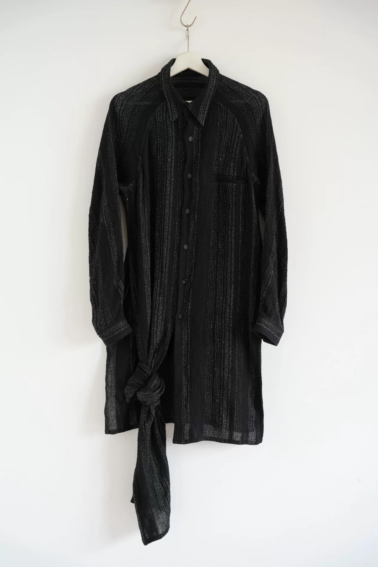 Yohji Yamamoto 24SS Twisted Long Shirt