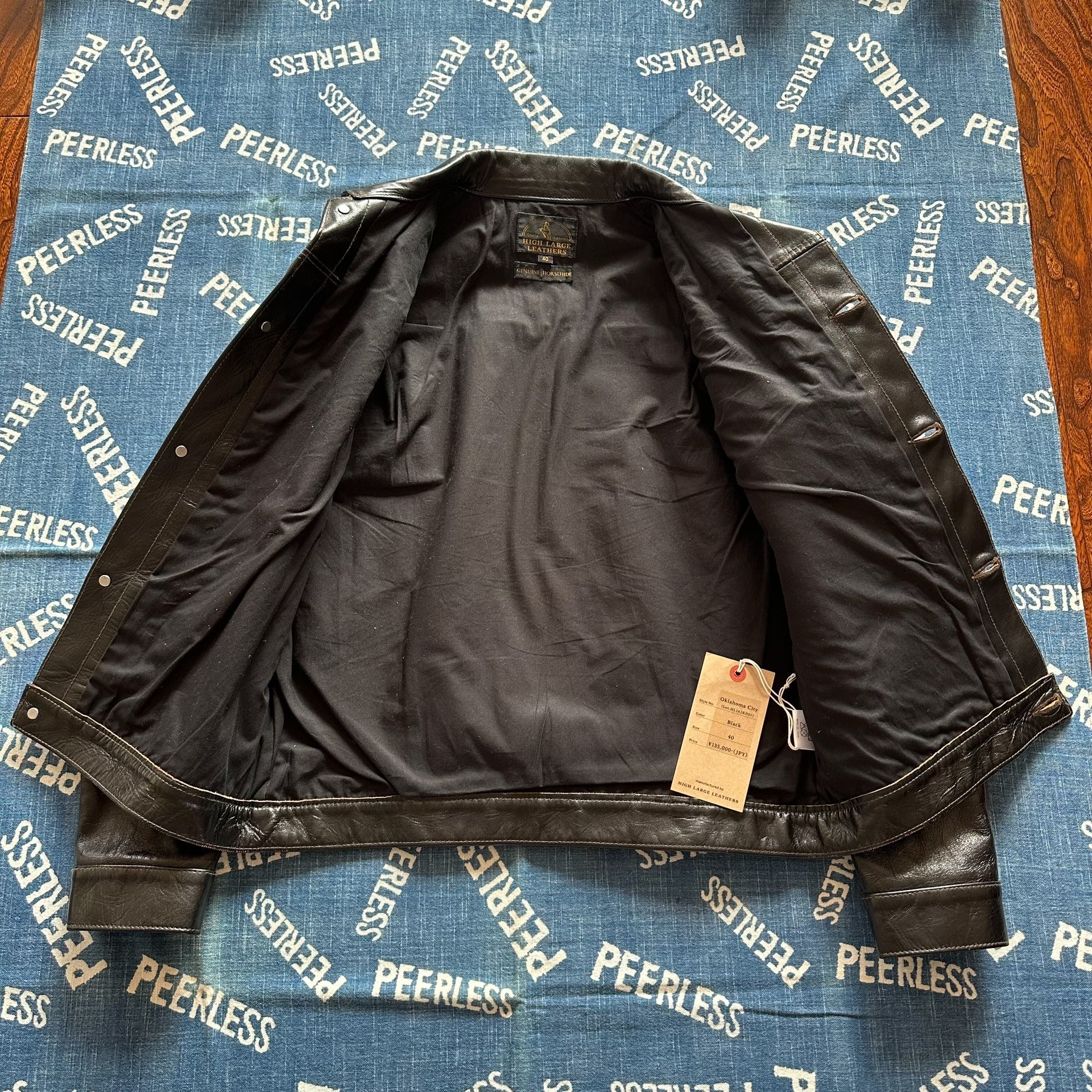 Horse Leather Jacket from high large leathers — back