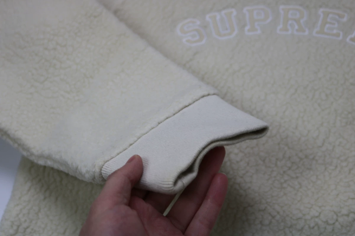 Supreme 17FW Polartec Fleece Sweatshirt — back