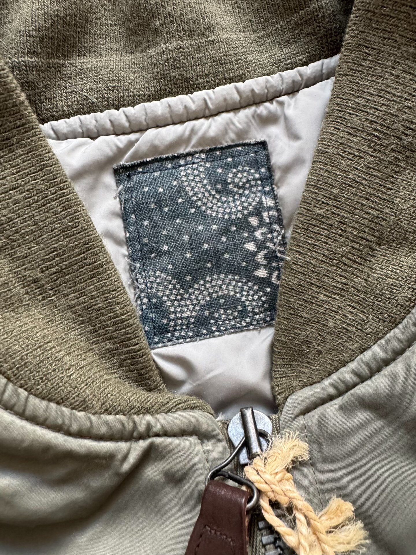 VISVIM 16AW ICT THORSON JKT MA-1 — detail