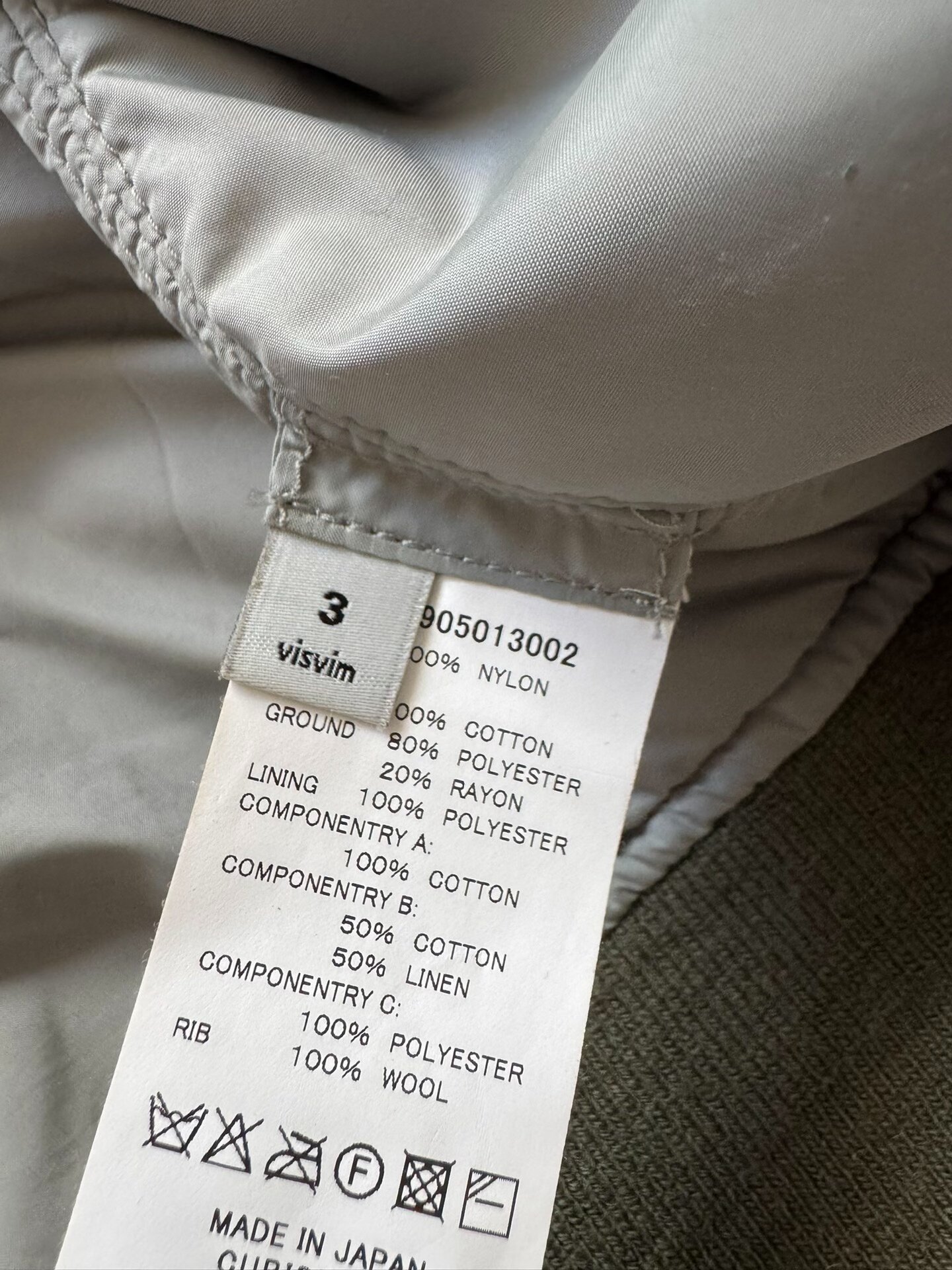 VISVIM 16AW ICT THORSON JKT MA-1 — back