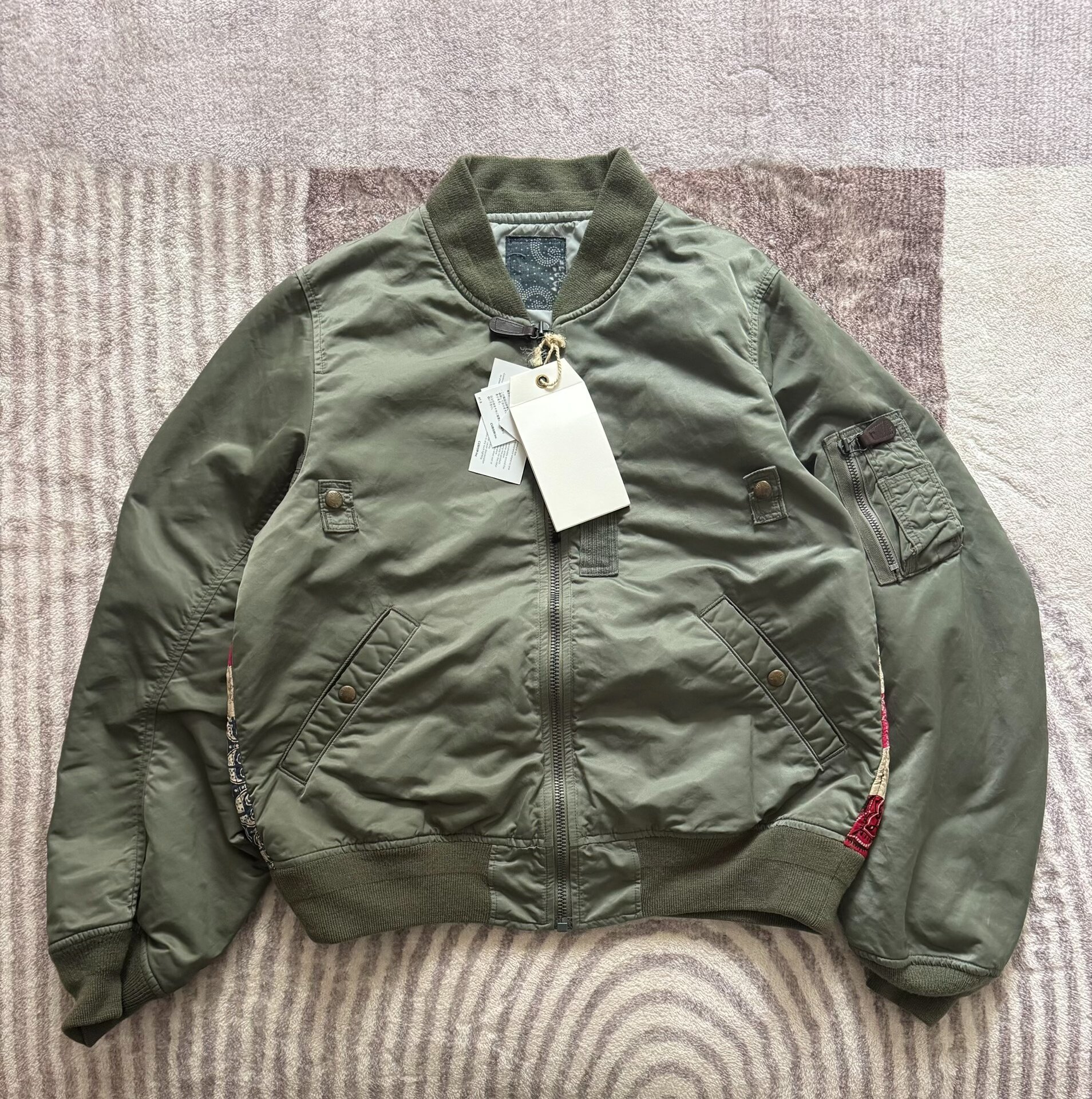 VISVIM 16AW ICT THORSON JKT MA-1 — front