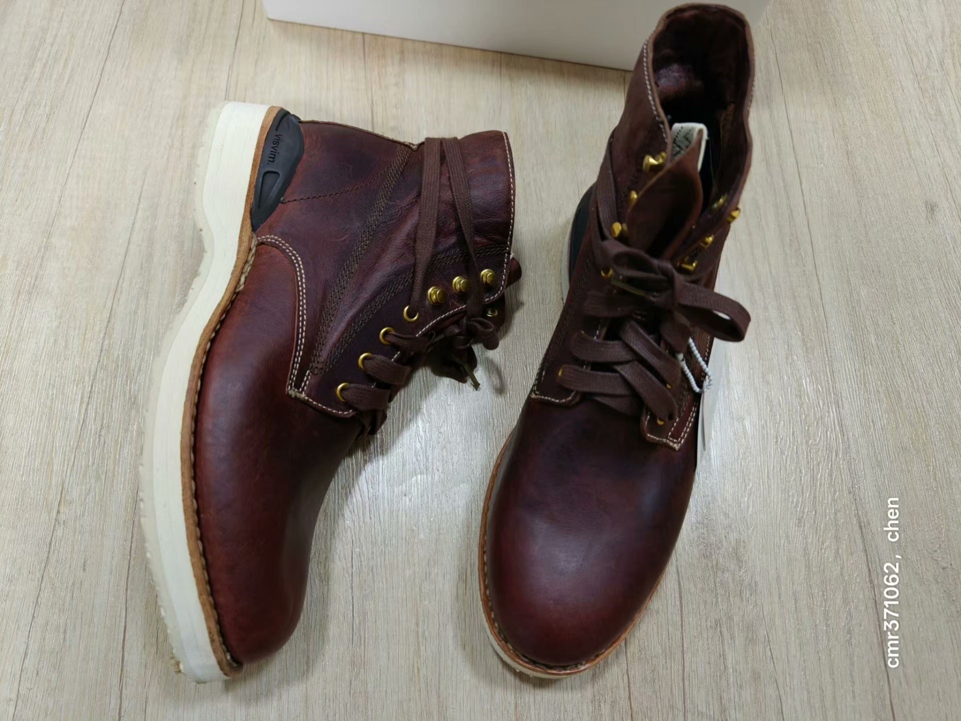 visvim 18aw virgil boots folk — detail