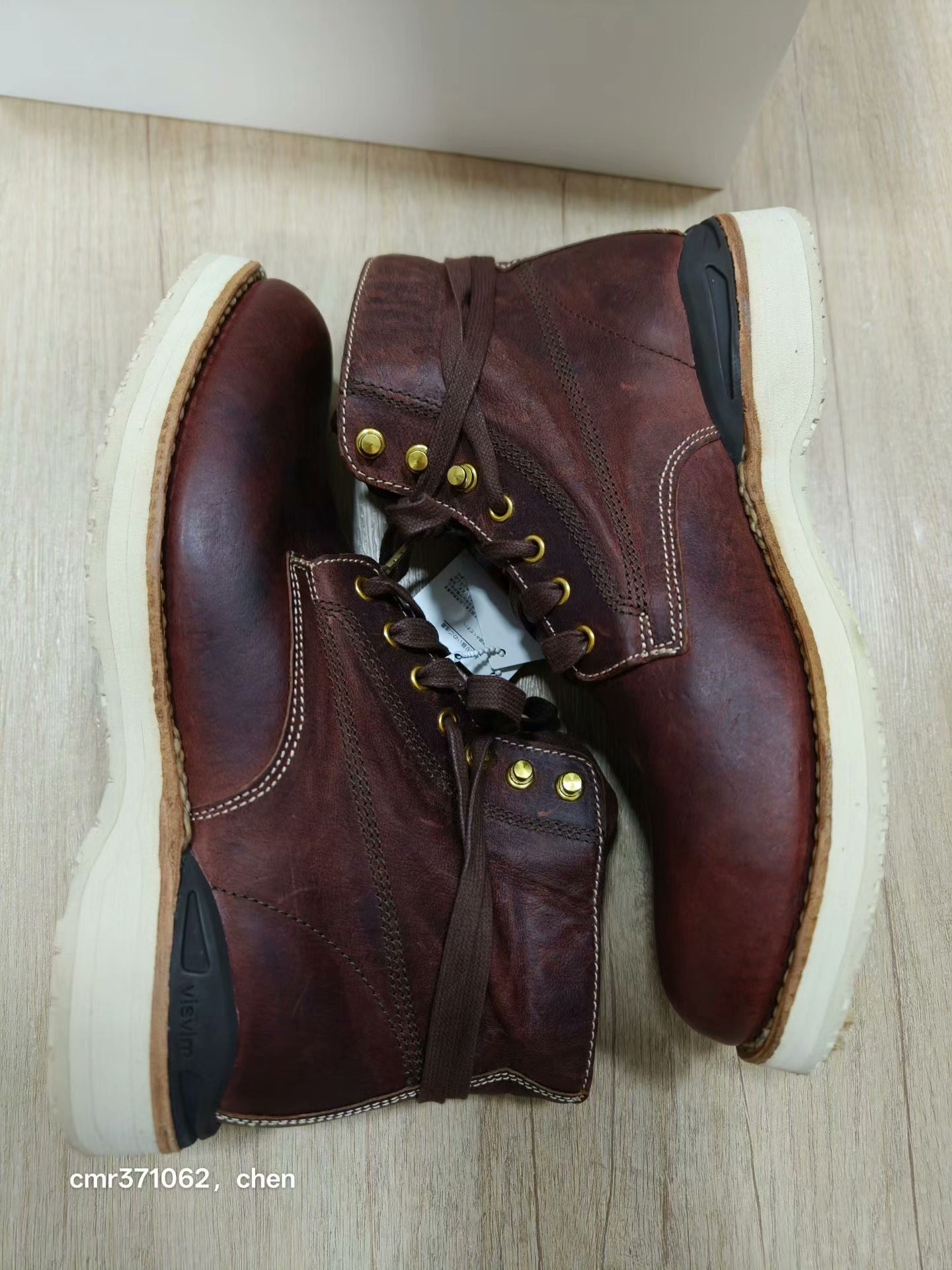 visvim 18aw virgil boots folk — label