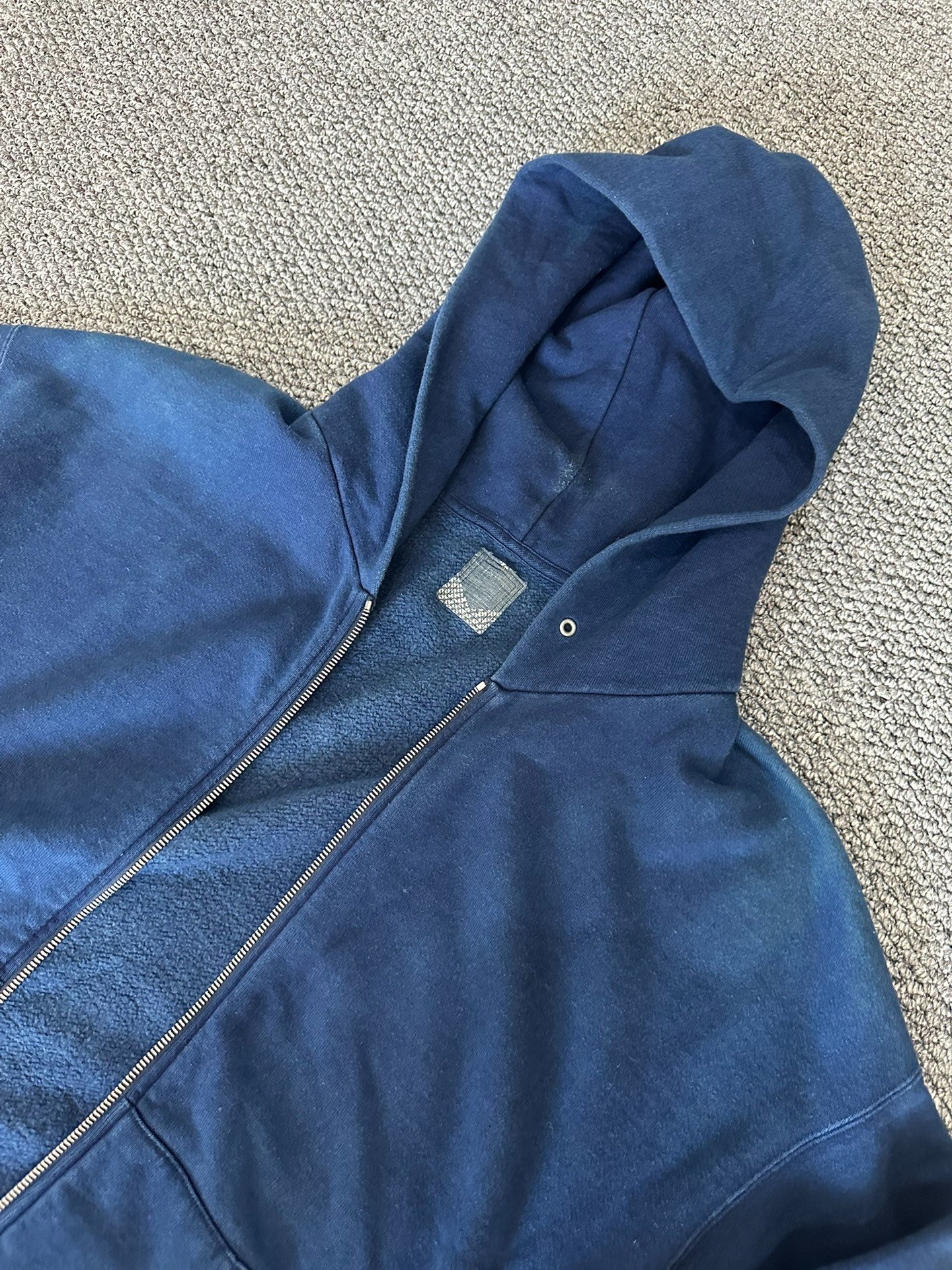 visvim ict Indigo Zip Hoodie Amplus — front