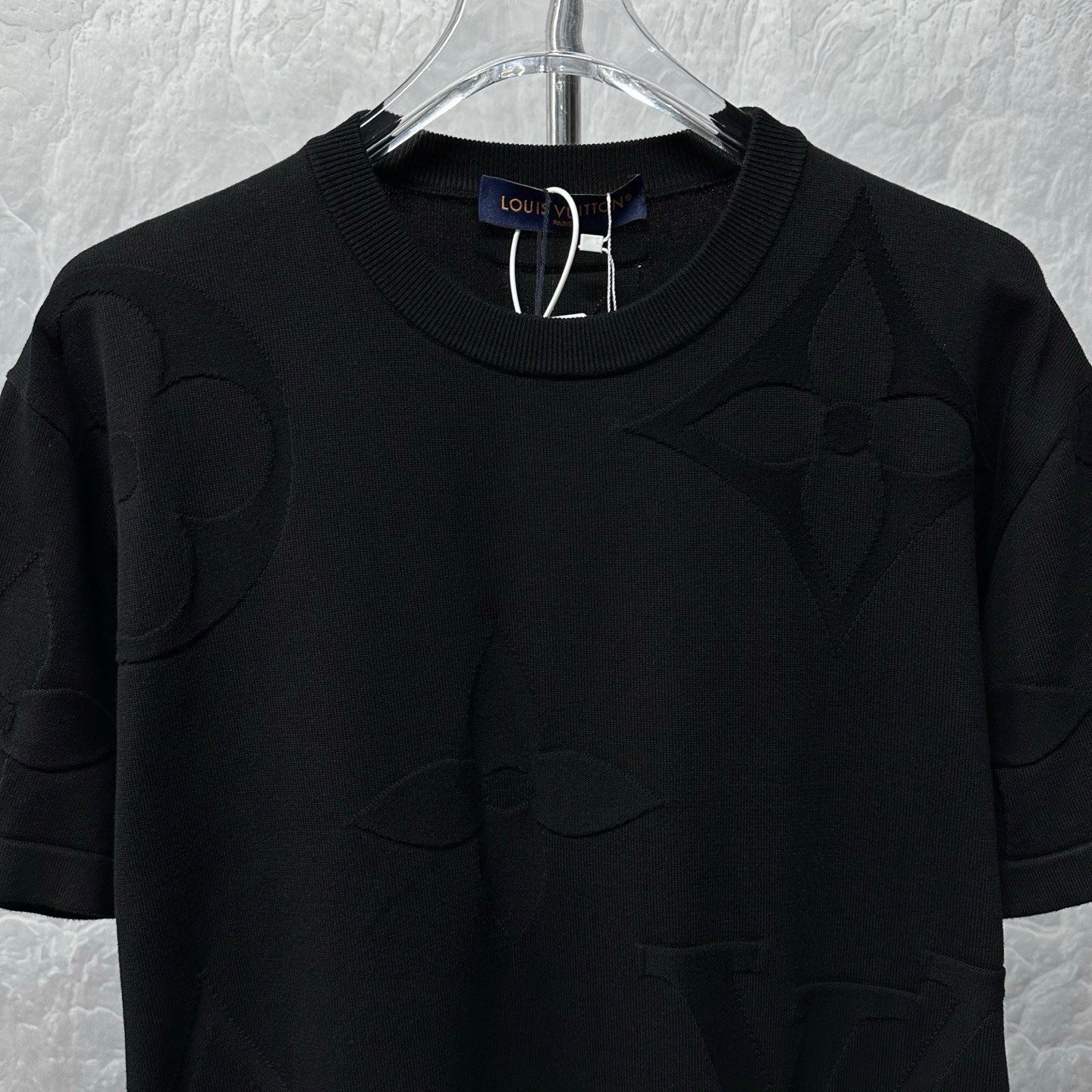 Louis Vuitton SS25 Triple Flower Knit Tee — front