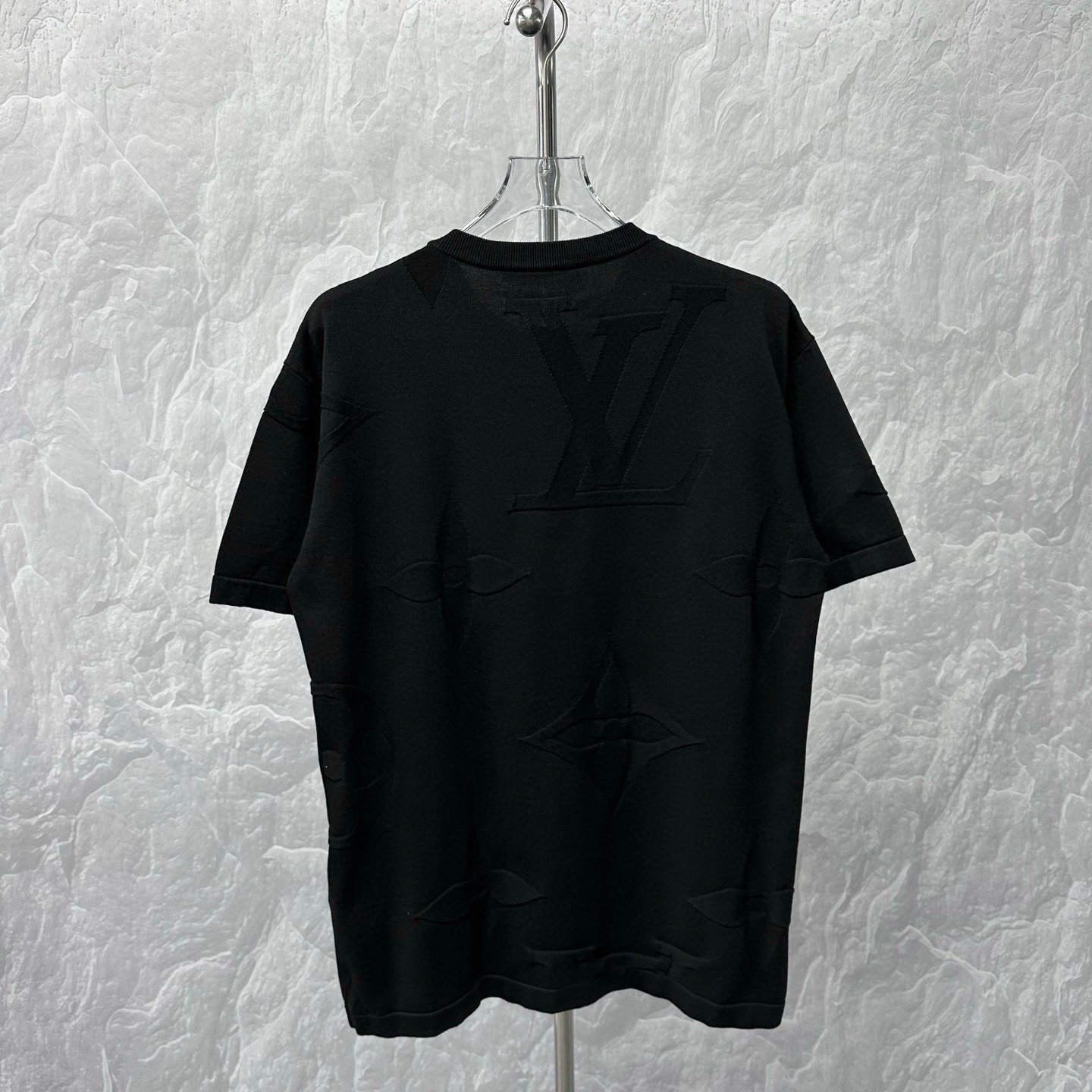 Louis Vuitton SS25 Triple Flower Knit Tee — back