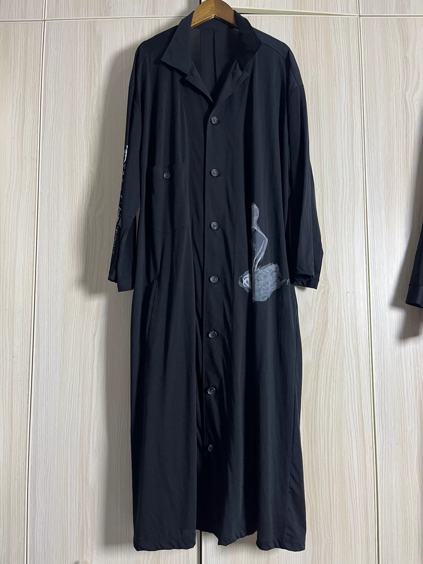Yohji Yamamoto 25SS Graphic Long Coat