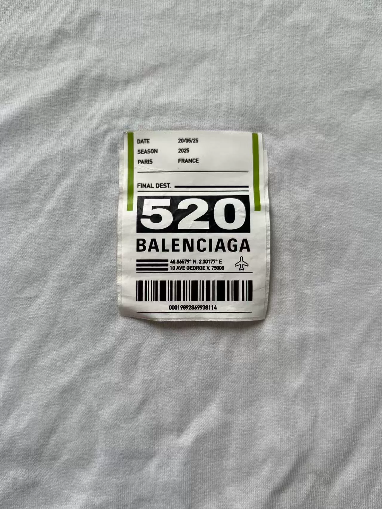 Balenciaga Valentine's Limited Badge T-Shirt — detail