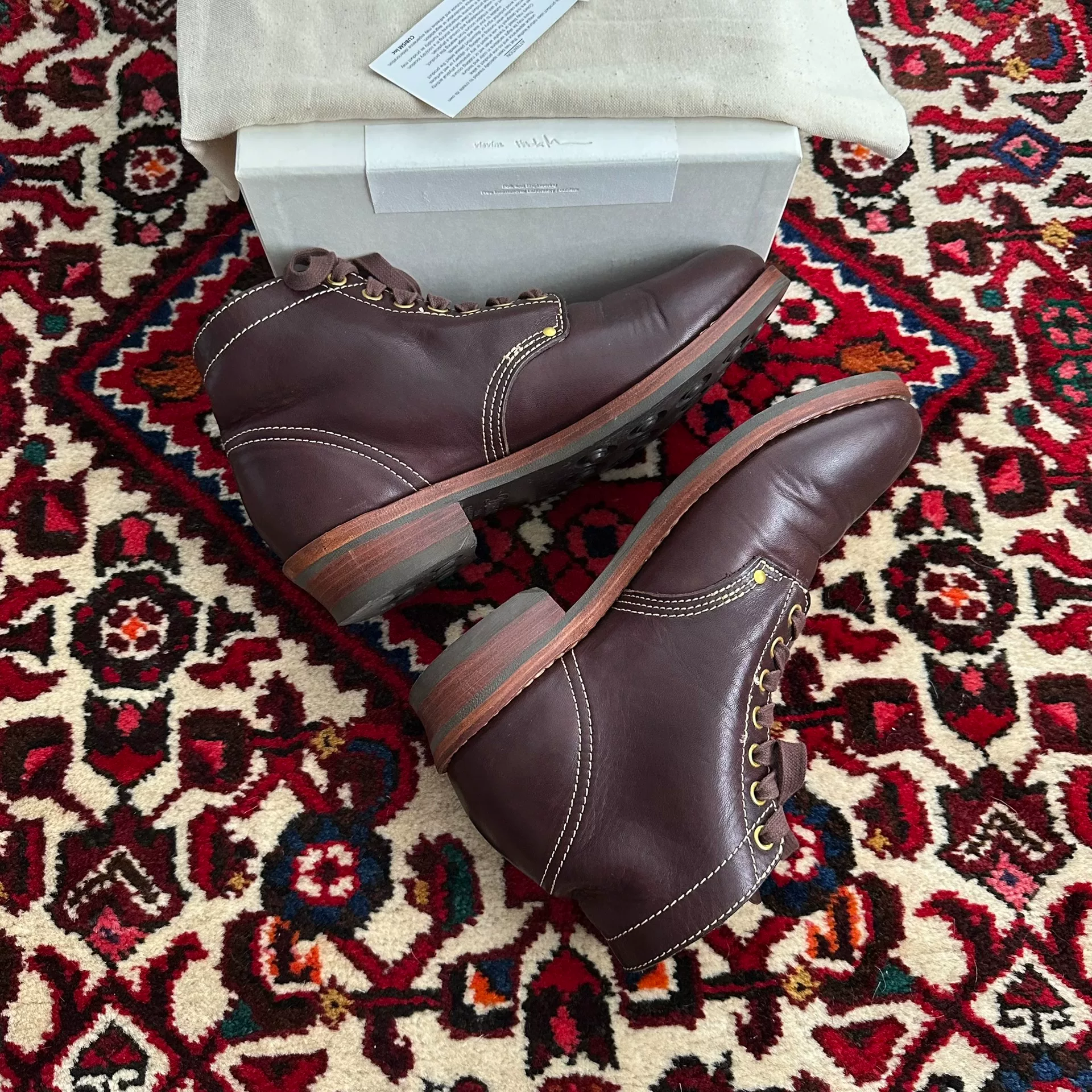 Visvim 18AW Brigadier Boots Size 8 — back