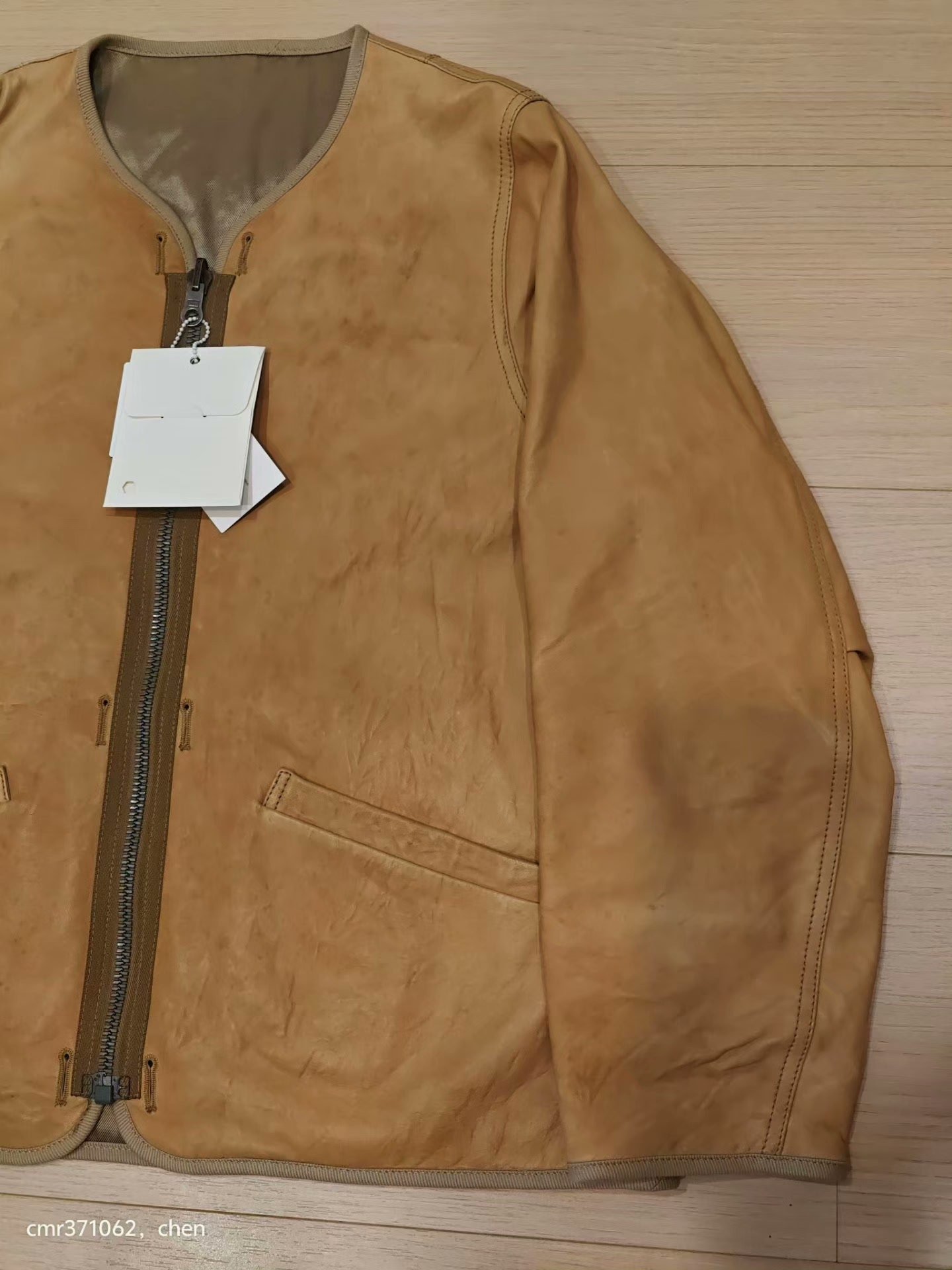 visvim 19ss iris JKT IT VEG LAME — detail