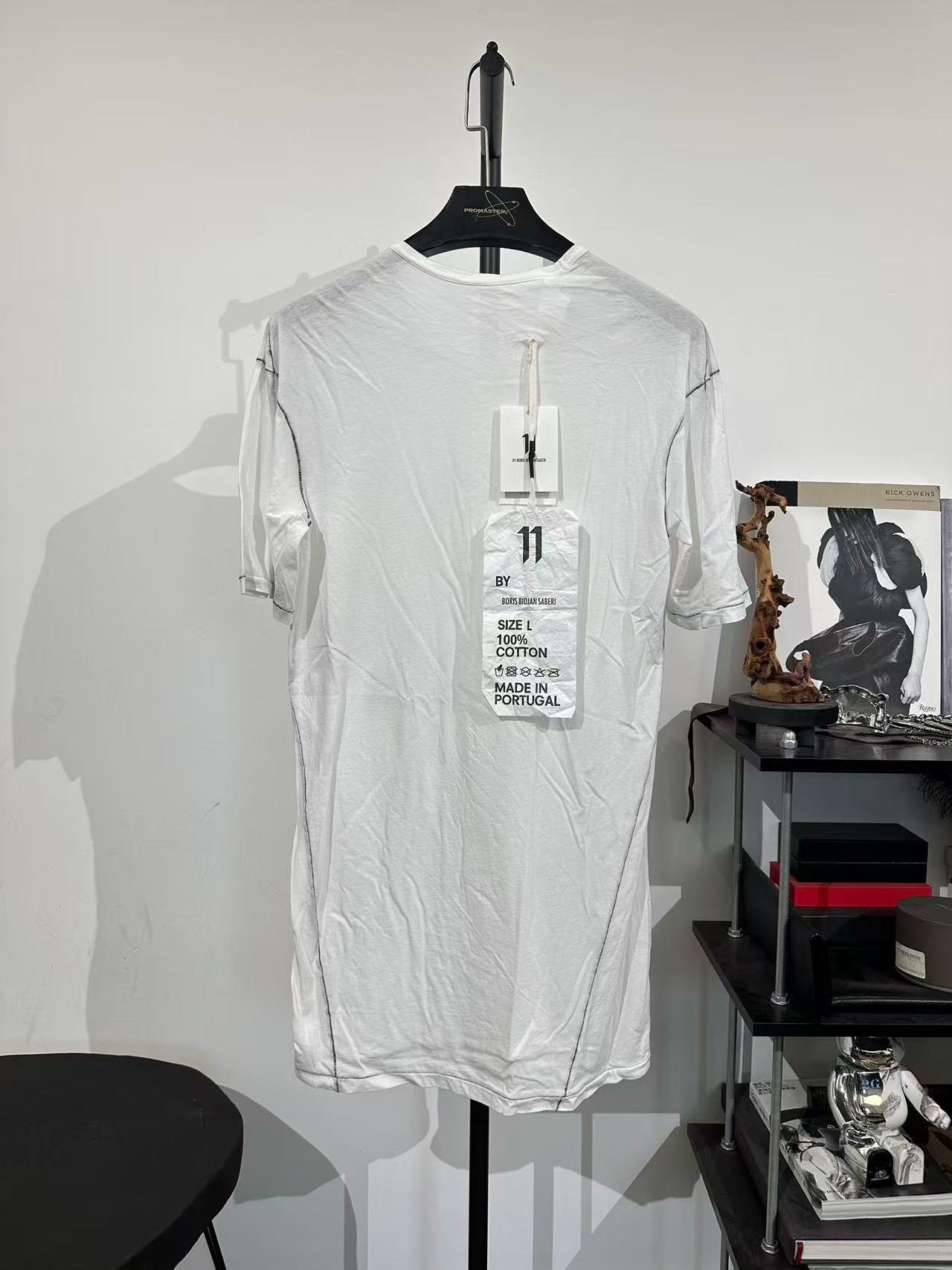 Boris Bidjan Saberi 11by BBS Exposed Stitch T-shirt — front