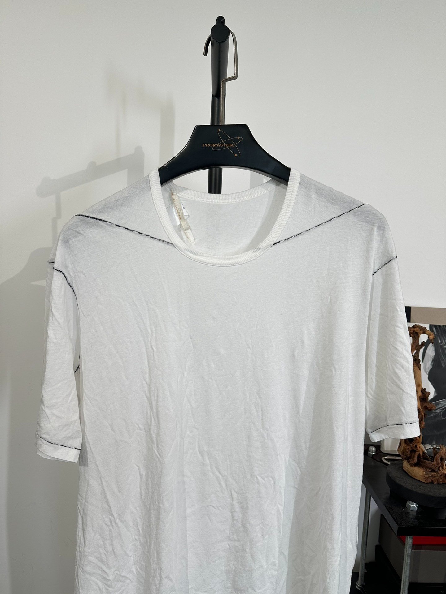 Boris Bidjan Saberi 11by BBS Exposed Stitch T-shirt — detail