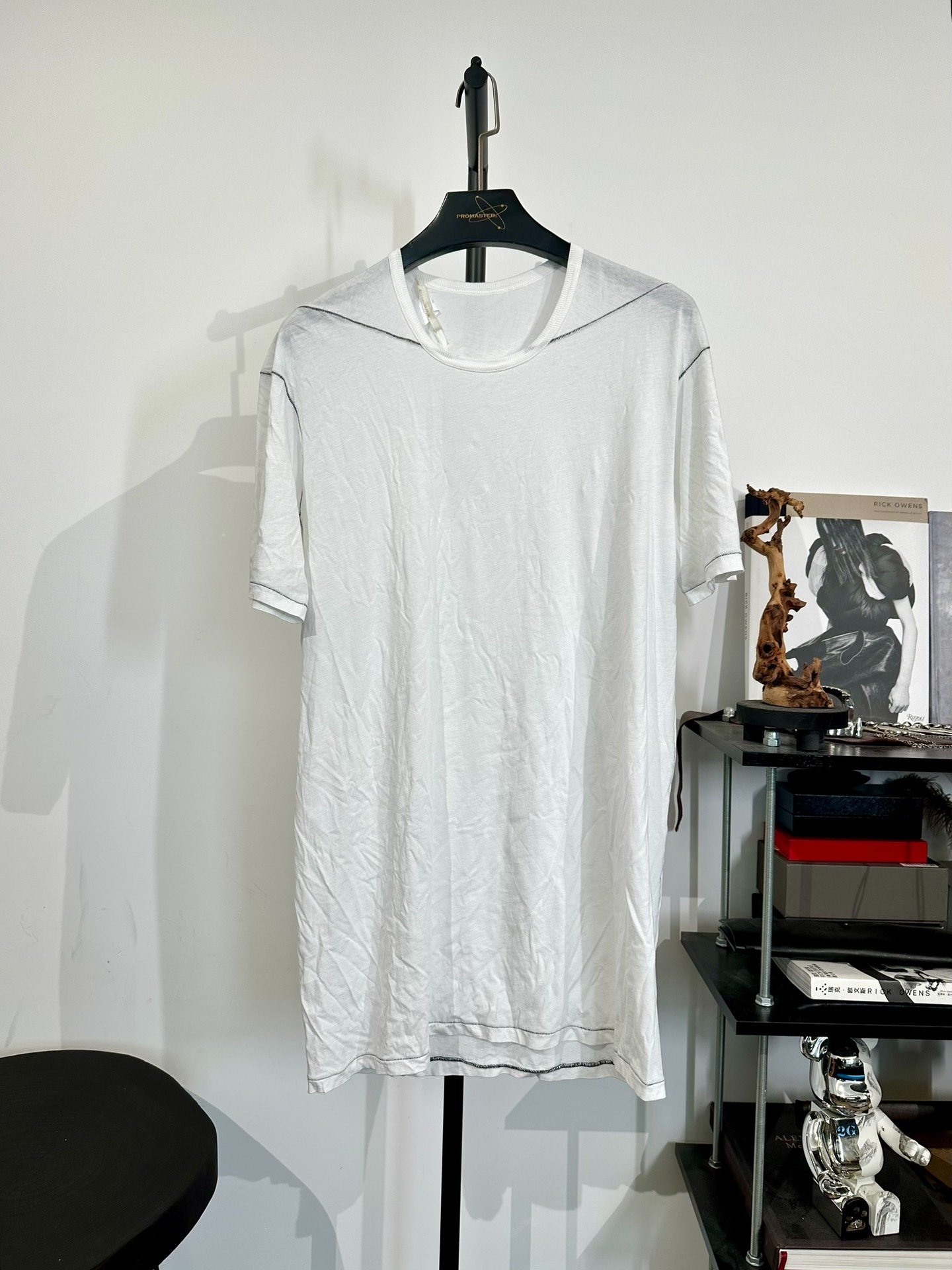 Boris Bidjan Saberi 11by BBS Exposed Stitch T-shirt