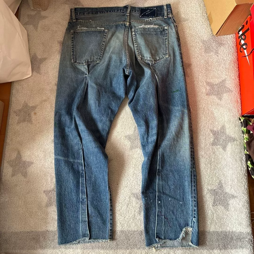 visvim JOURNEYMAN PANTS TACKED — front