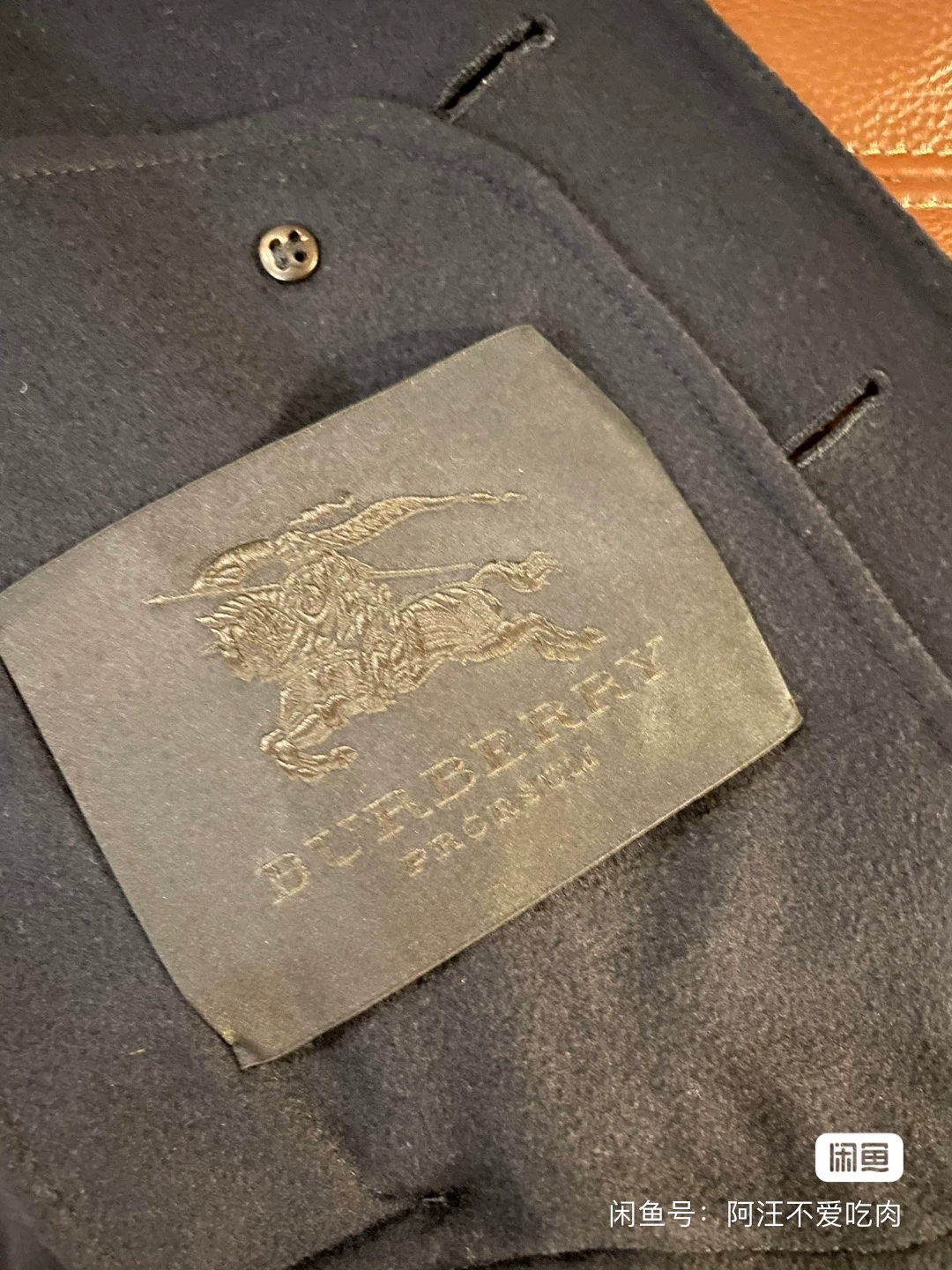 Burberry Prorsum Cashmere Double-Breasted Coat — back