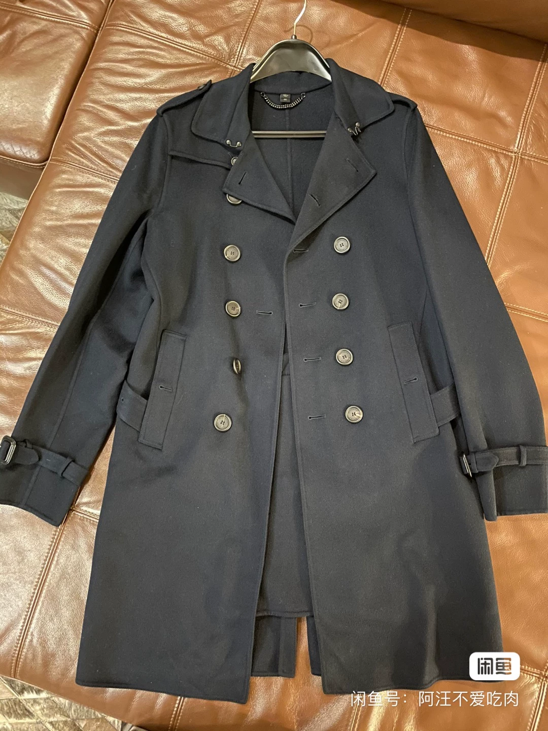 Burberry Prorsum Cashmere Double-Breasted Coat