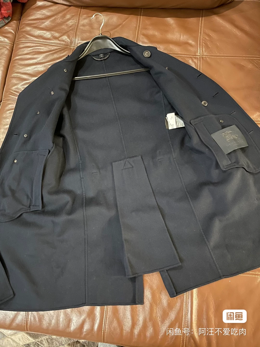 Burberry Prorsum Cashmere Double-Breasted Coat — front