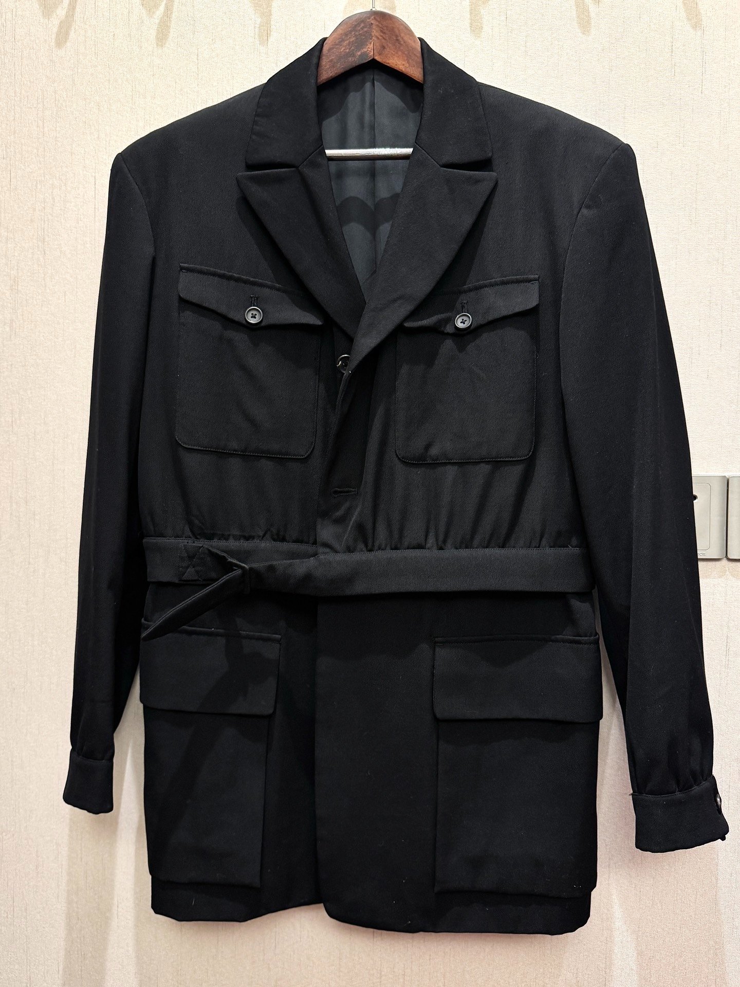 Yohji Yamamoto 90AW Safari Jacket — front