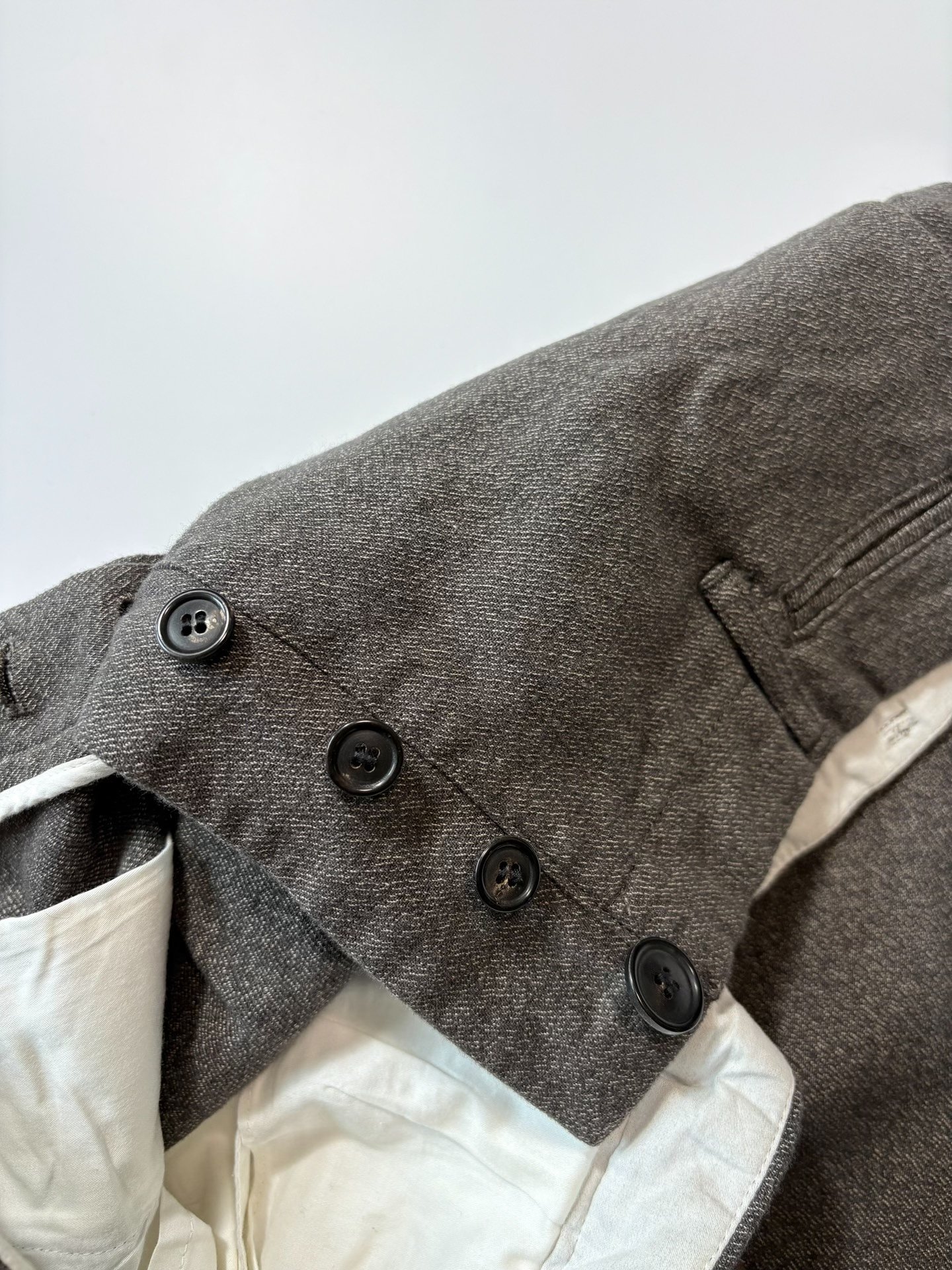 VISVIM Wool Blend Cropped Pants — label