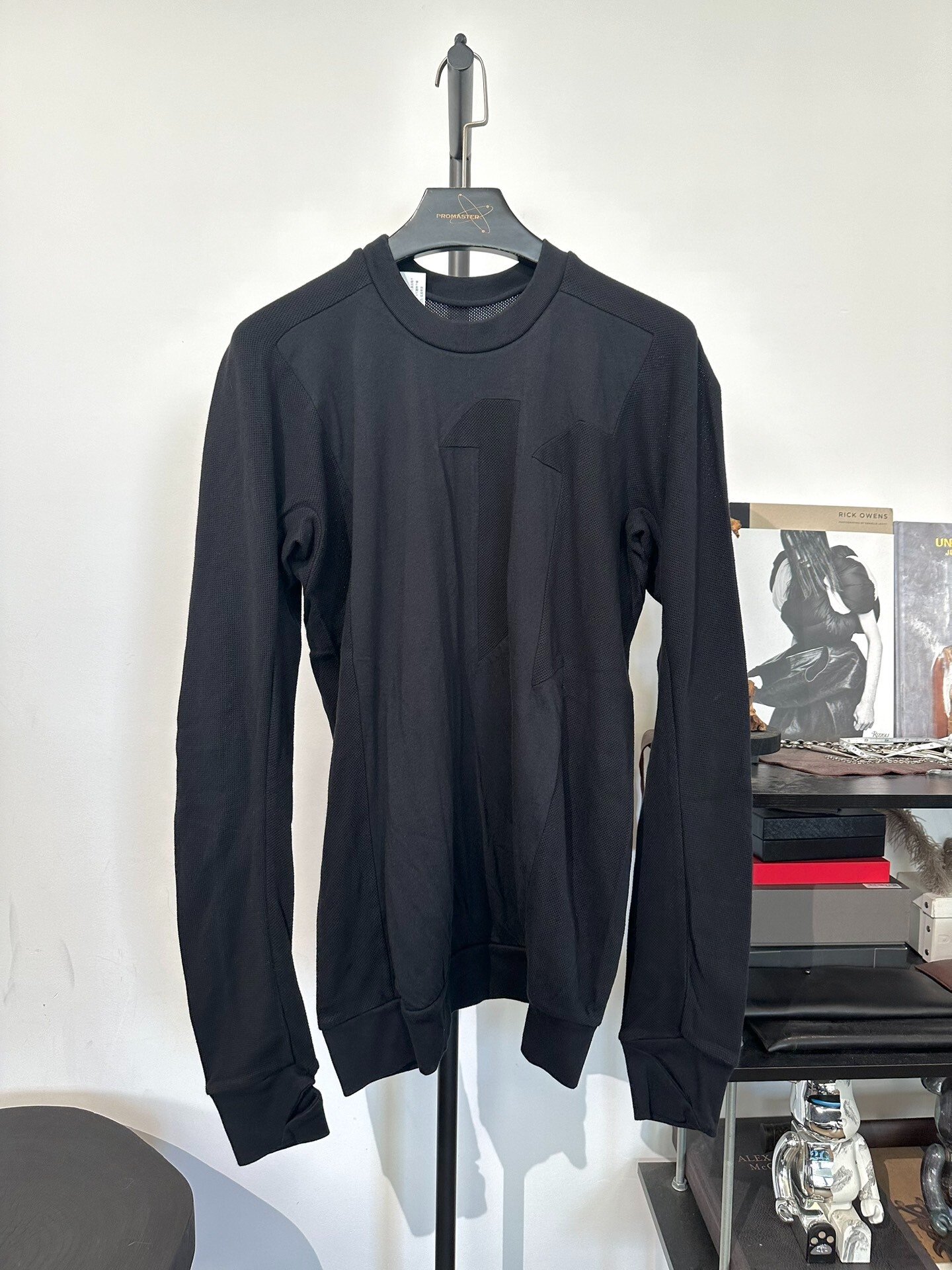 Boris Bidjan Saberi 11 Mesh Crewneck Sweatshirt