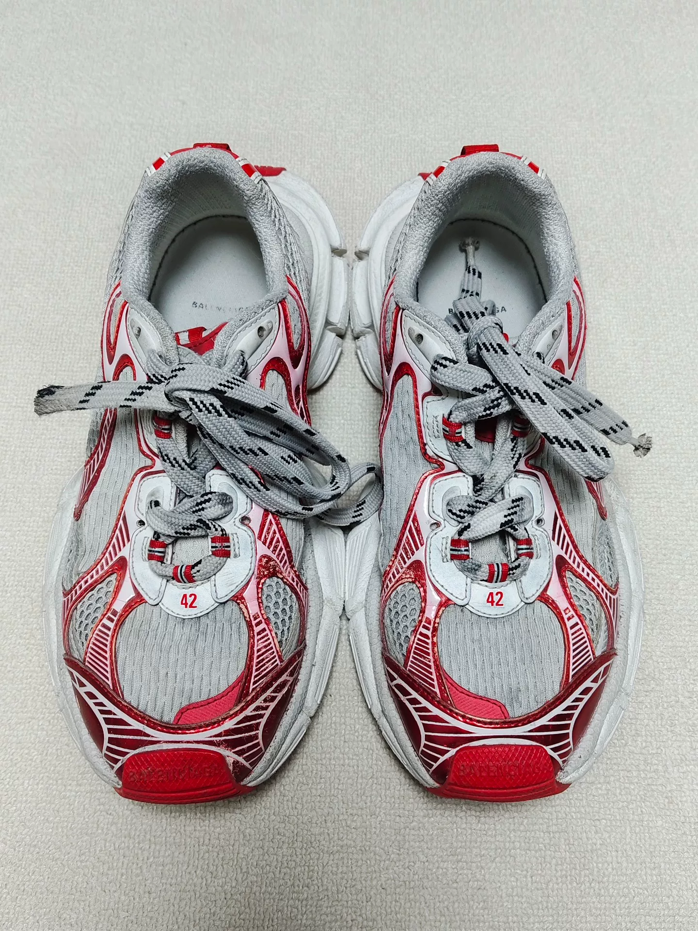 Balenciaga 3XL Low-Top Vintage Shoes — back