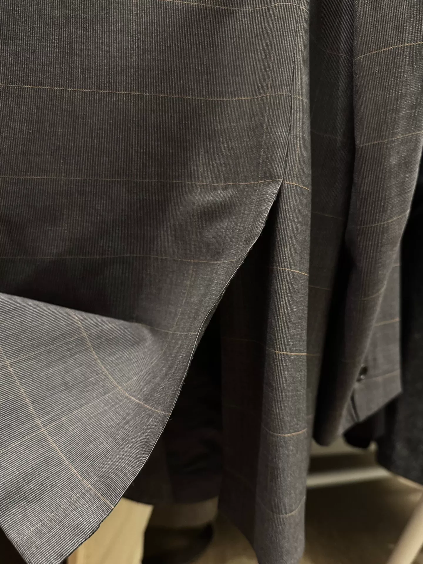 Kiton 180S Gray Plaid Suit — front