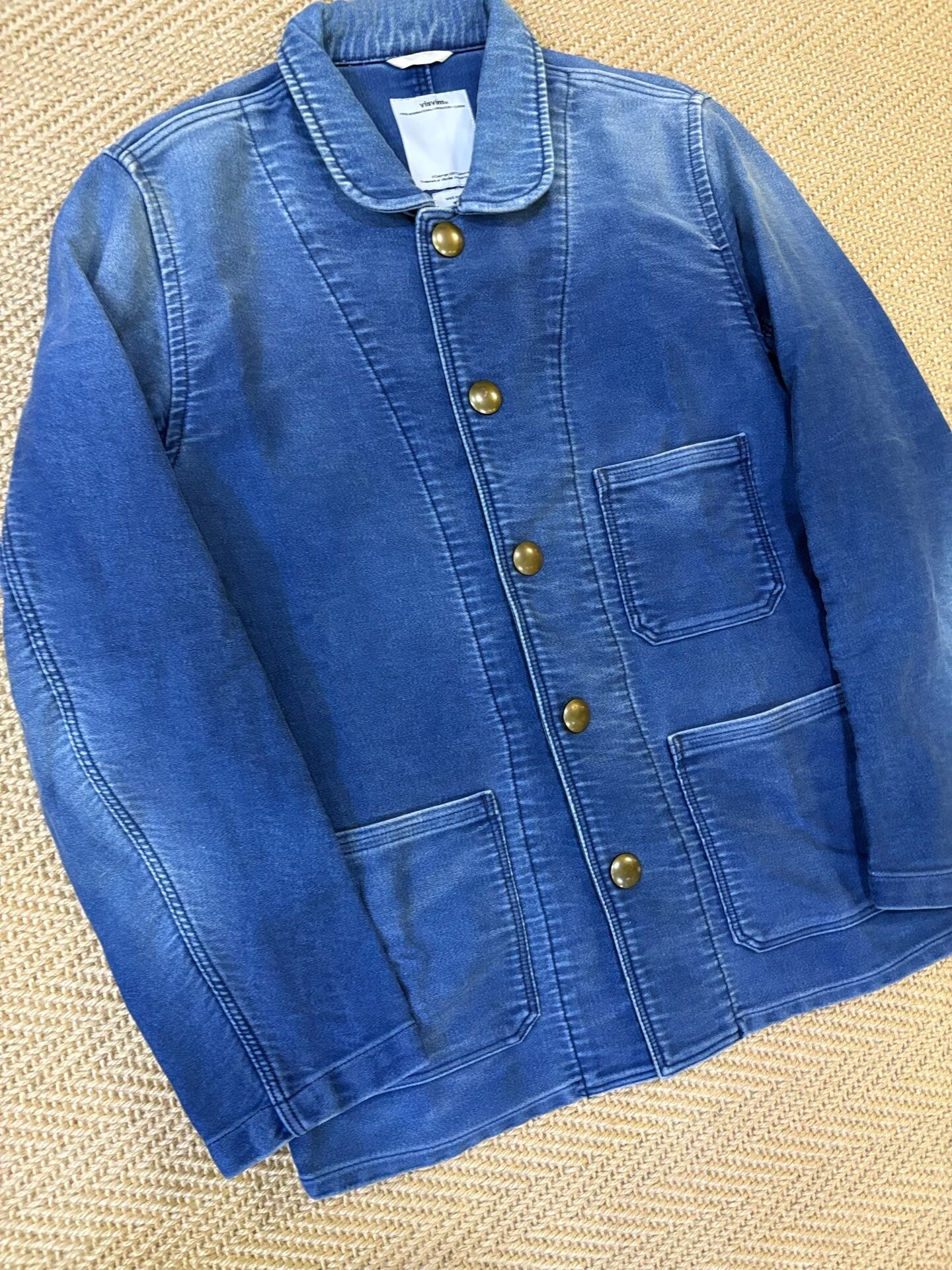 VISVIM POTOMAC Mole Skin Vintage Jacket — detail
