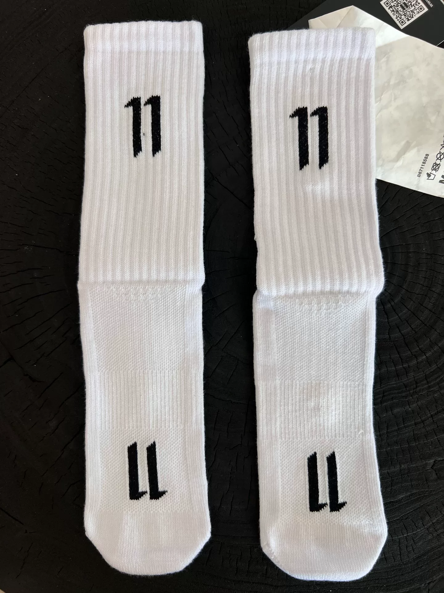 Boris Bidjan Saberi 11bybbs Embroidered Socks — front