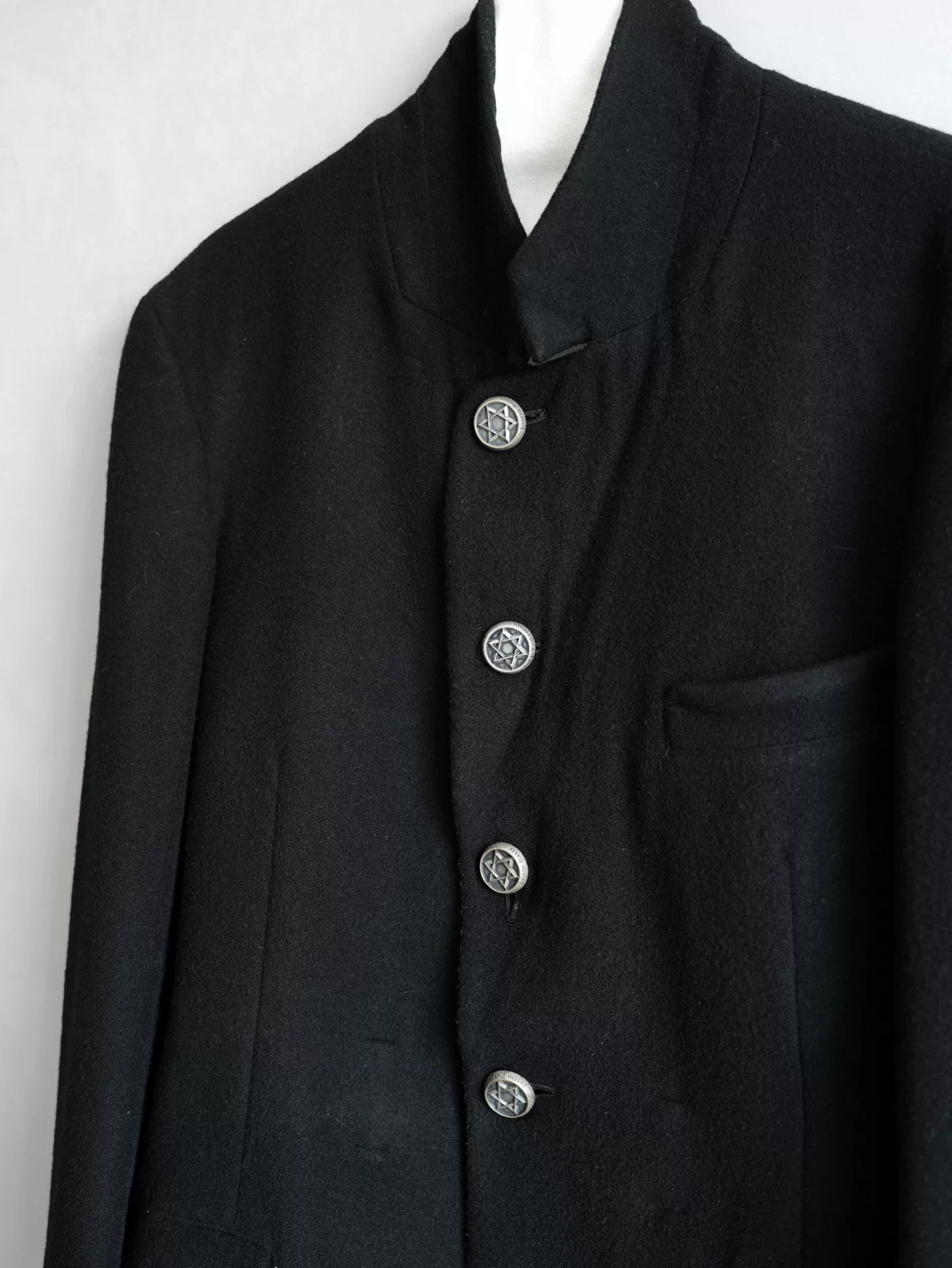 Yohji Yamamoto 11AW Justin Davis Silver Buckle Jacket — front