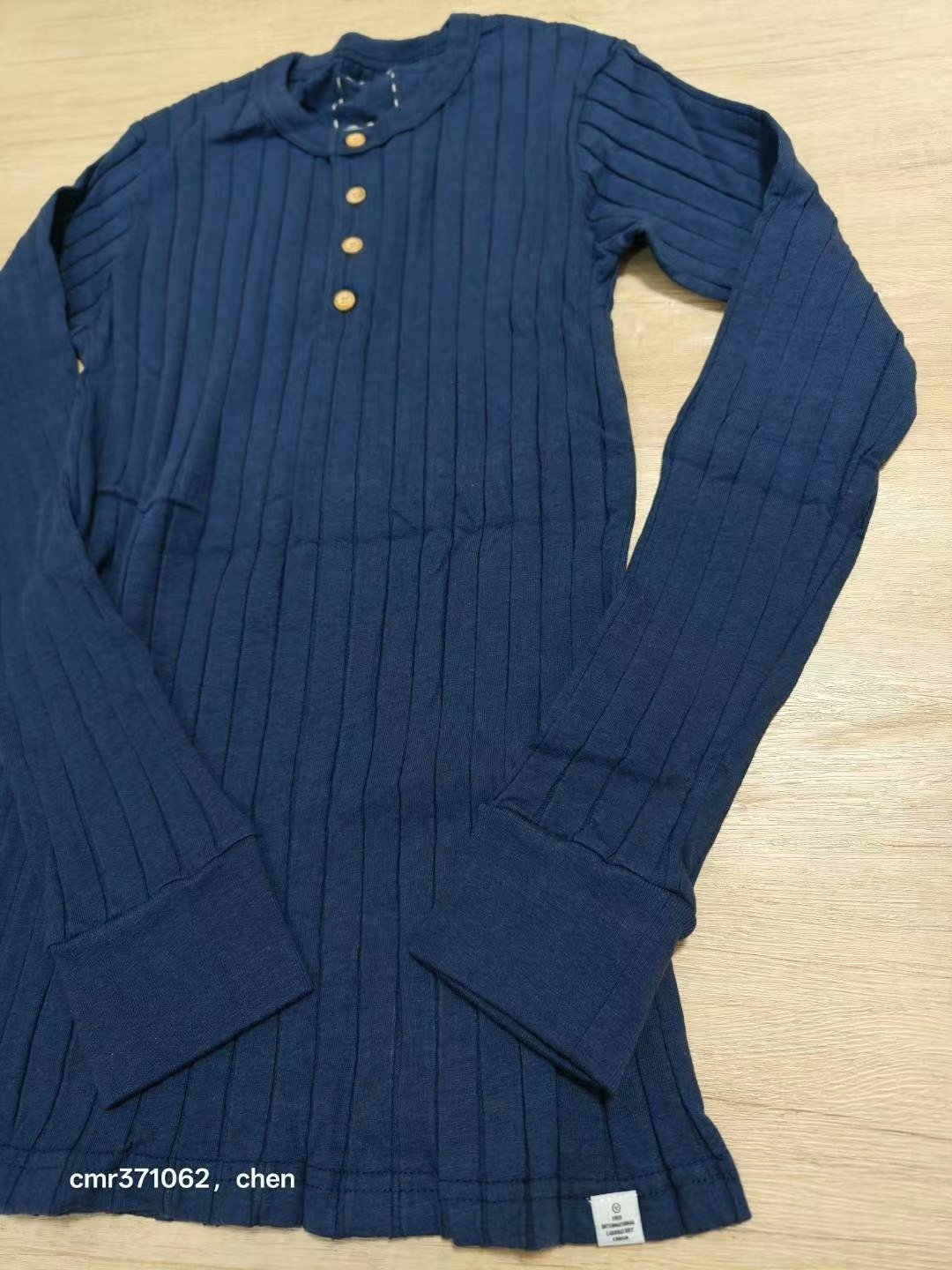 visvim 15AW Ribs Henley L/S — back